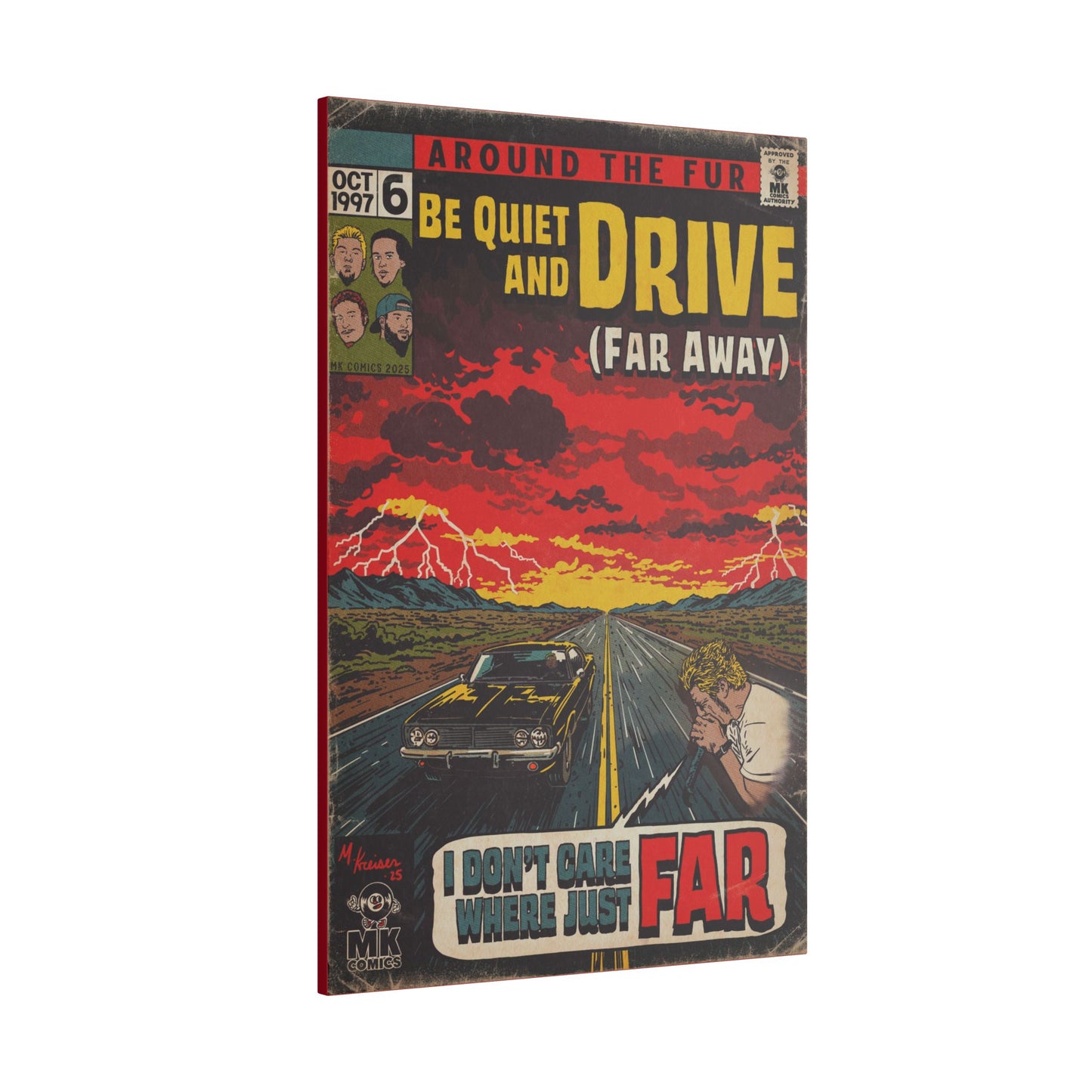 Be Quiet and Drive - Matte Canvas, Stretched, 0.75" (Multi-Size)
