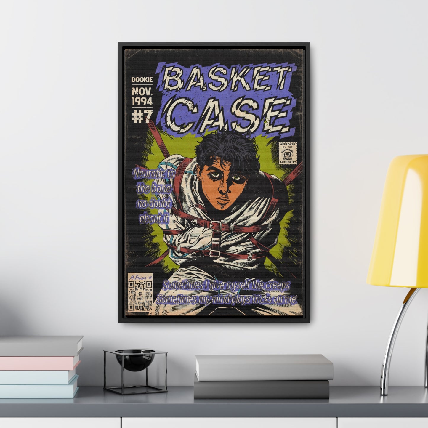 Green Day - Basket Case - Gallery Canvas Wraps, Vertical Frame