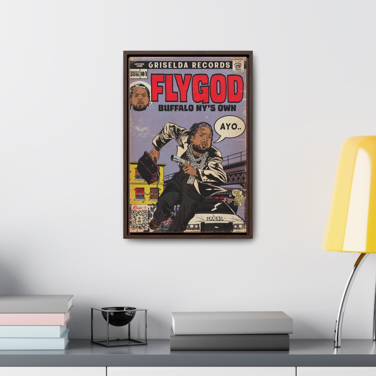 Westside Gunn - Flygod - Gallery Canvas Wraps, Vertical Frame