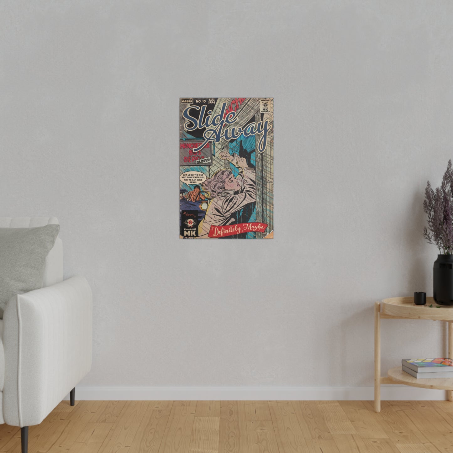 Oasis - Slide Away - Matte Canvas, Stretched, 0.75"