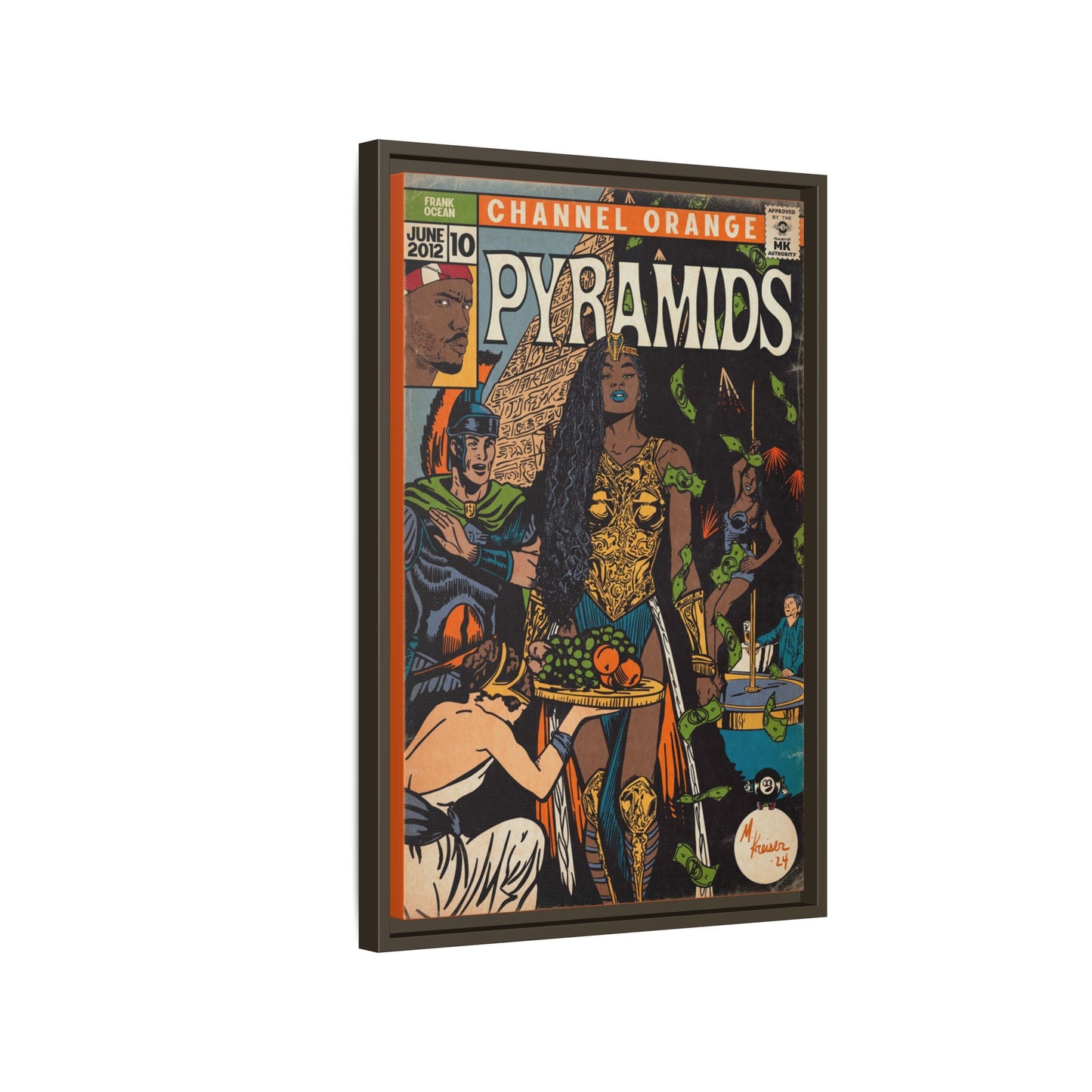 Frank Ocean - Pyramids - Gallery Canvas Wraps, Vertical Frame