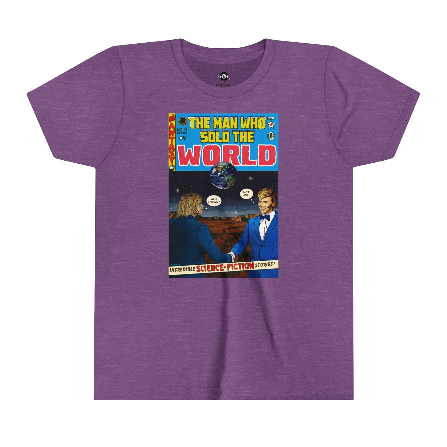 KIDS - Cobain & Bowie - The Man Who Wold The World - Youth Short Sleeve Tee