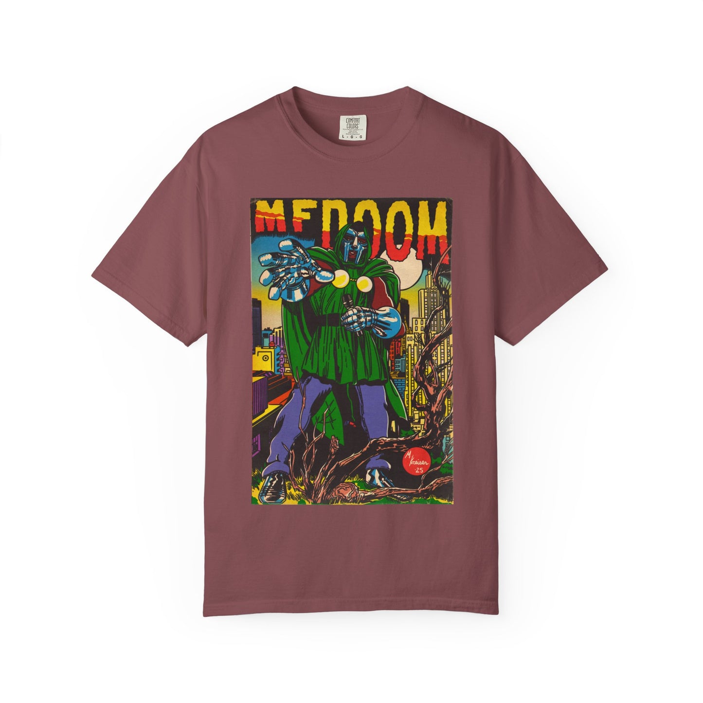 DOOM Comic Book Art - Unisex Comfort Colors T-shirt