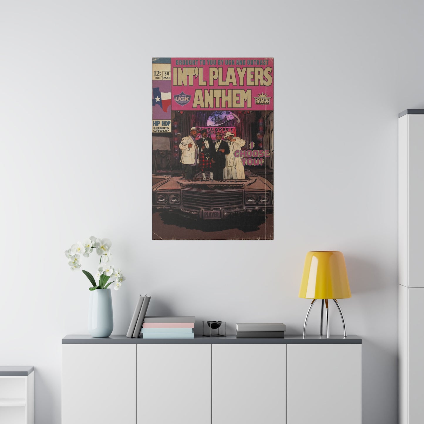 UGK & Outkast - Int’l Players Anthem (I Choose You) - Matte Canvas, Stretched, 0.75"
