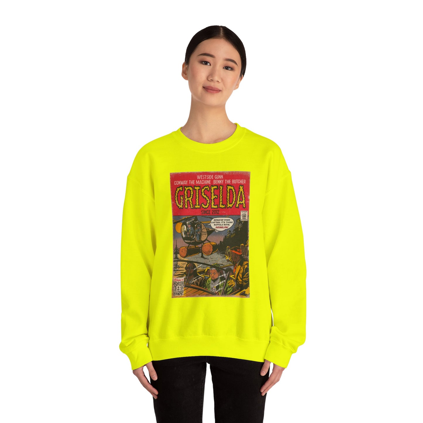 Griselda - Comic Book Art - Unisex Heavy Blend™ Crewneck Sweatshirt