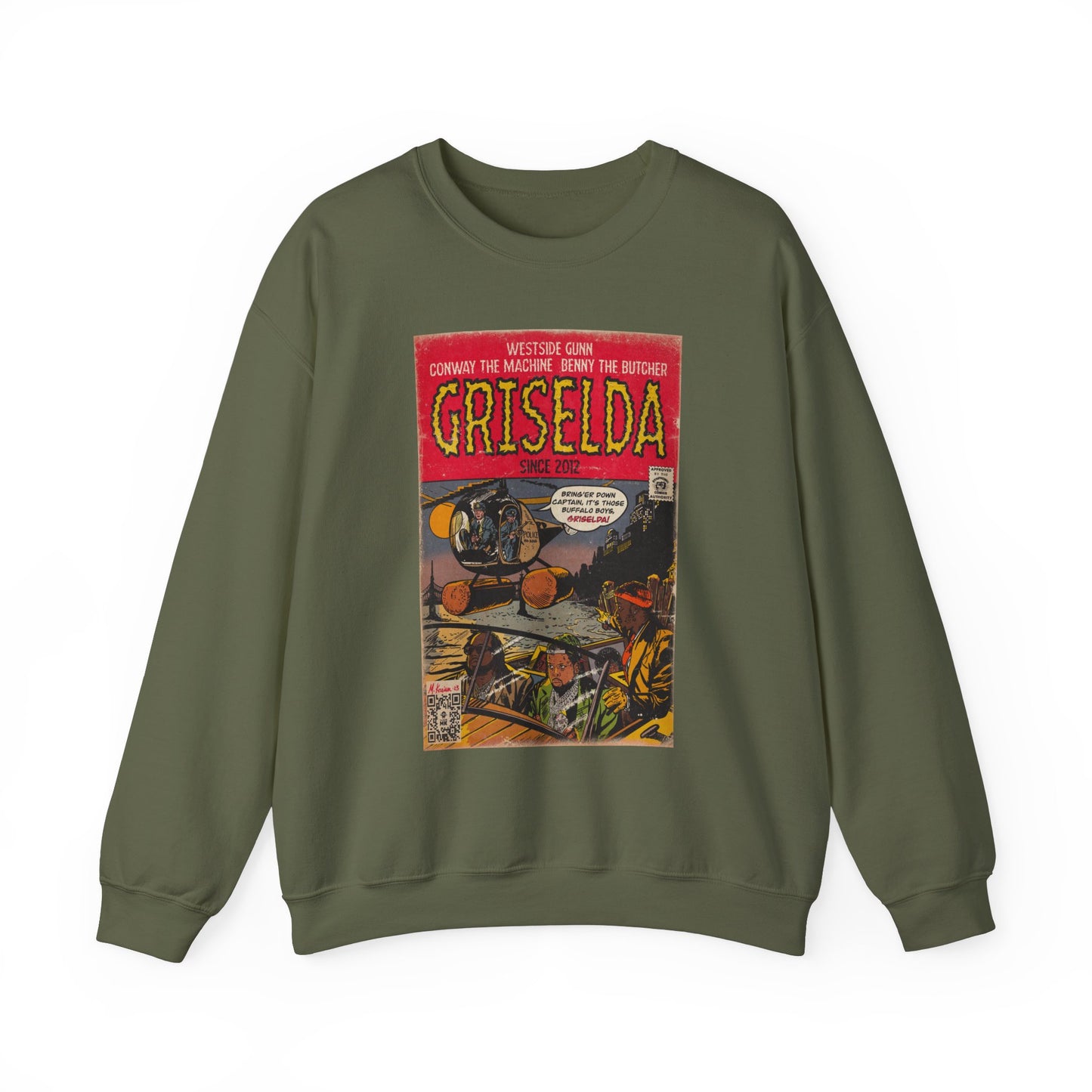 Griselda - Comic Book Art - Unisex Heavy Blend™ Crewneck Sweatshirt