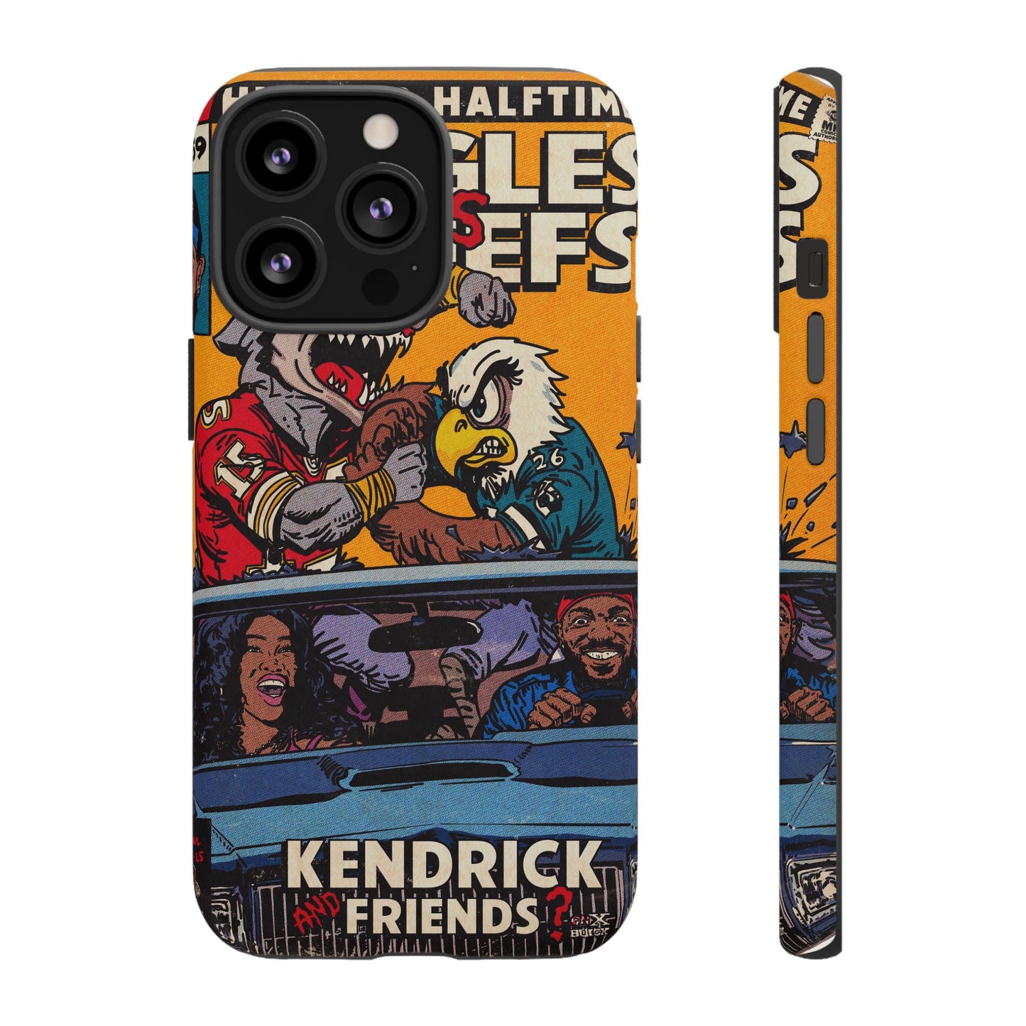 Kendrick & SZA - 2025 Halftime - Eagles vs Chiefs - Tough Phone Cases