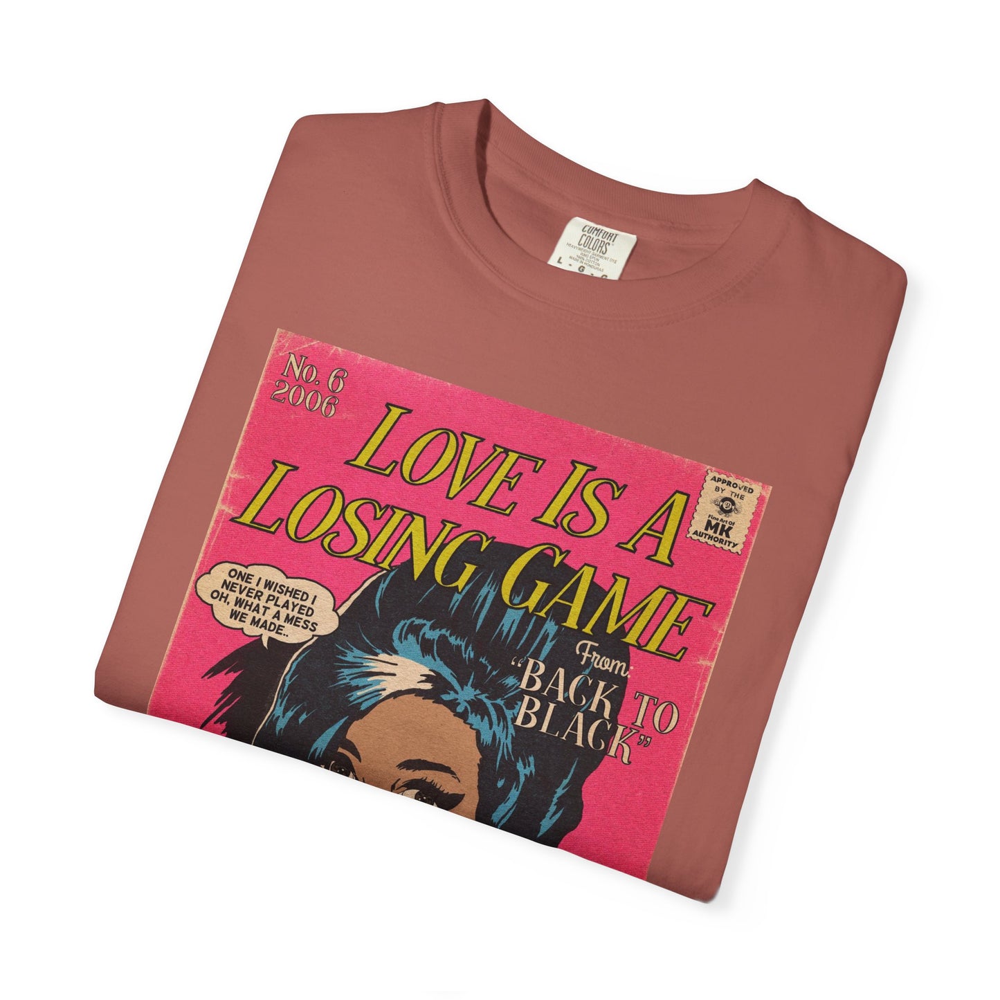 Amy Winehouse - Love is a Losing Game - Unisex Comfort Colors T-shirt