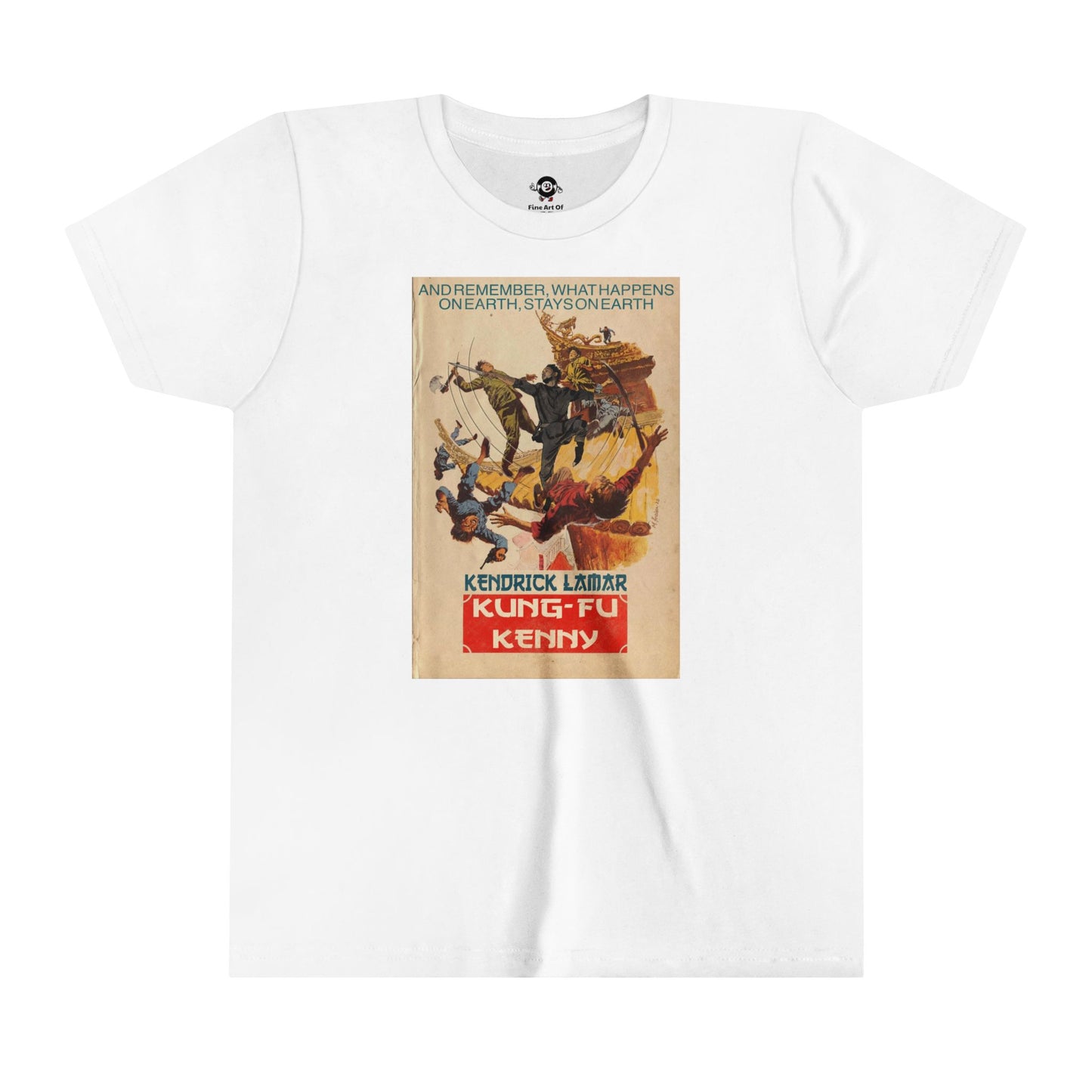 KIDS - Kendrick Lamar- Kung Fu Kenny - Youth Short Sleeve Tee