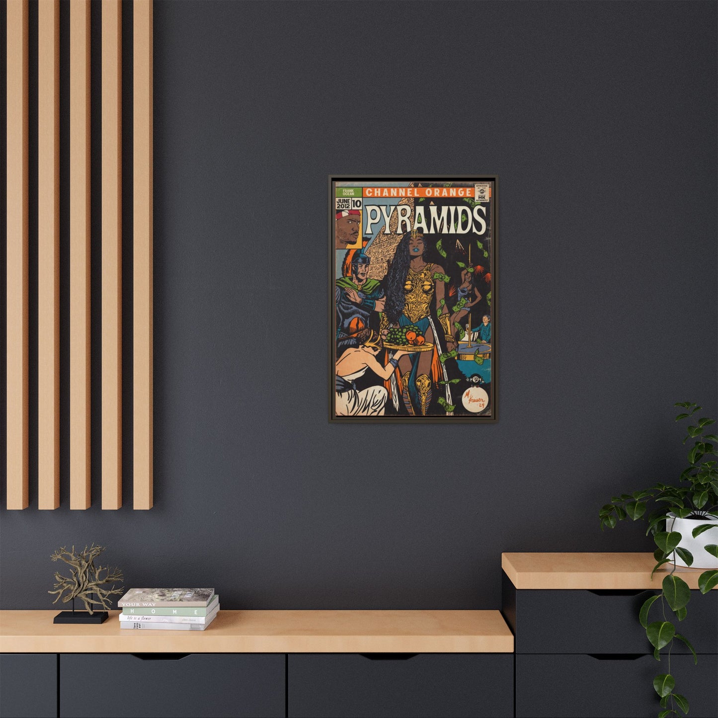 Frank Ocean - Pyramids - Gallery Canvas Wraps, Vertical Frame