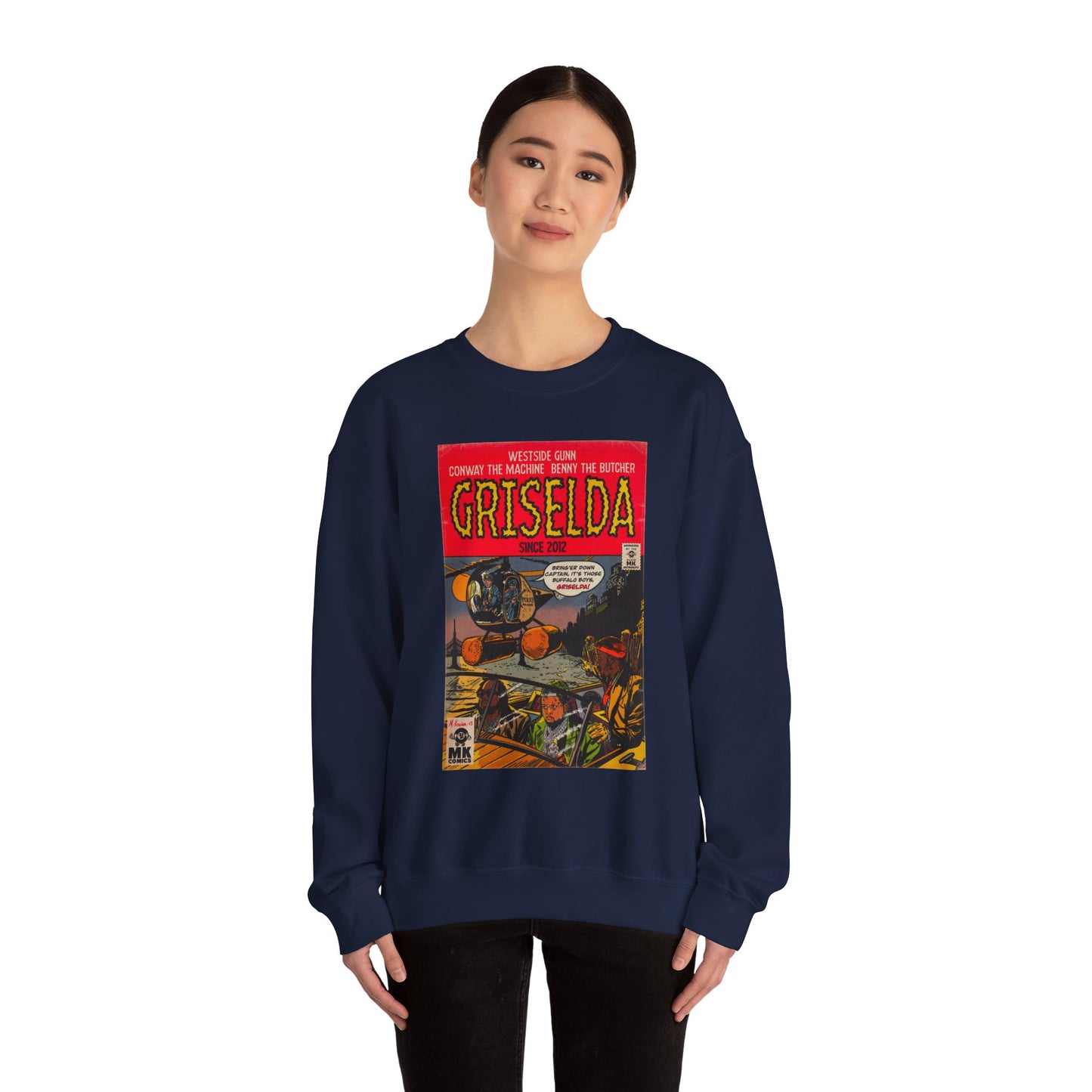 Griselda - Comic Book Art - Unisex Heavy Blend™ Crewneck Sweatshirt