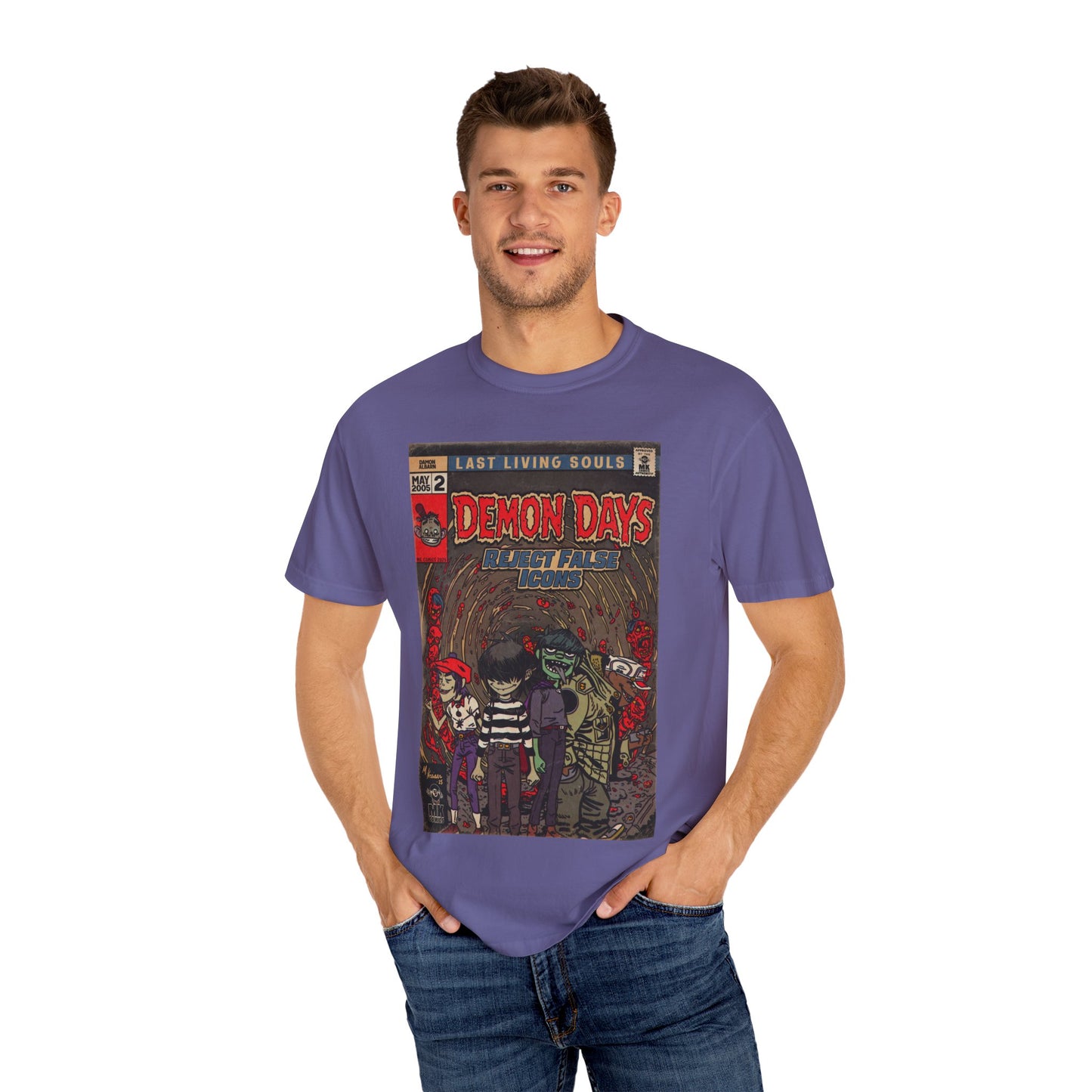 Demon Days - Unisex Garment-Dyed T-shirt