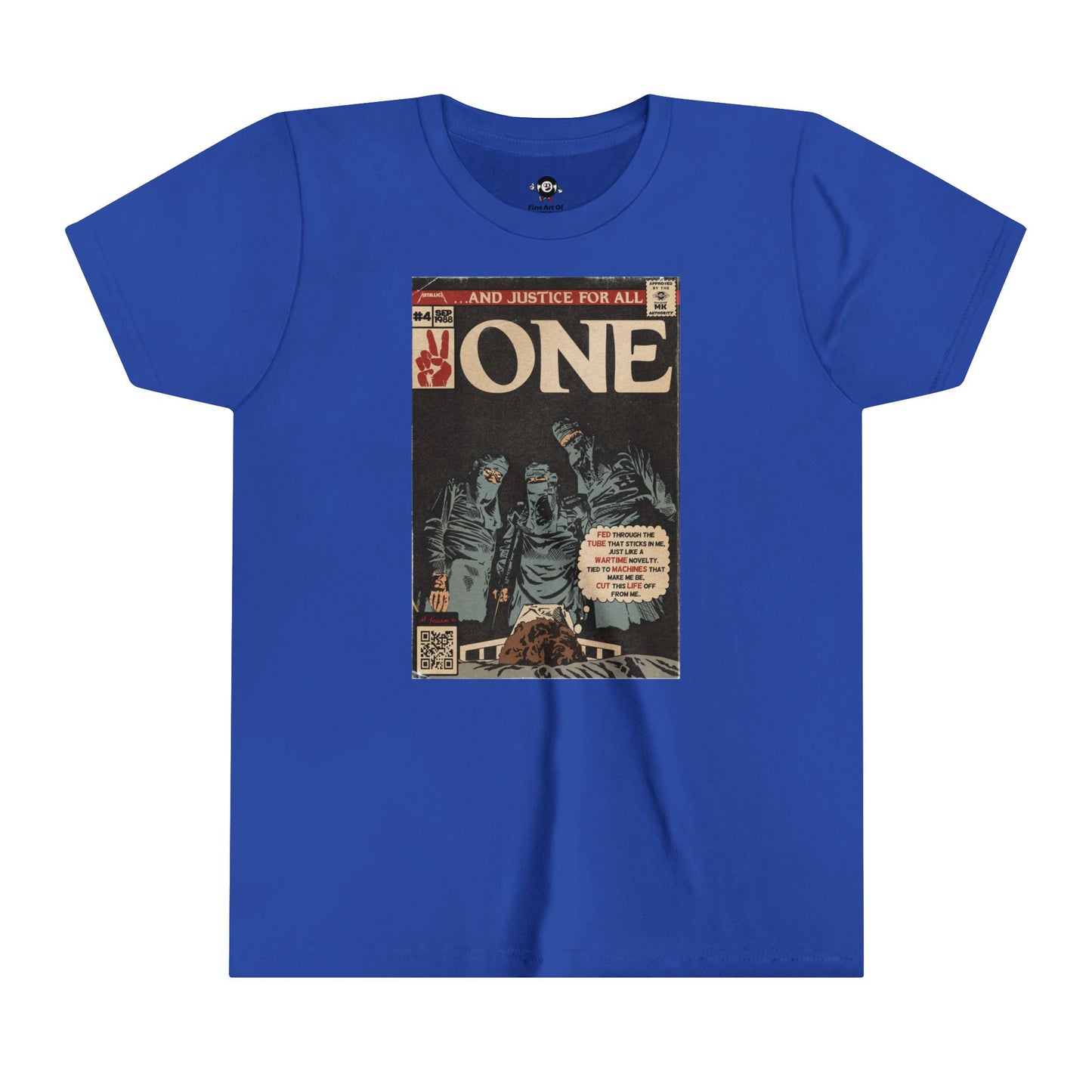 KIDS - Metallica- One - Youth Short Sleeve Tee