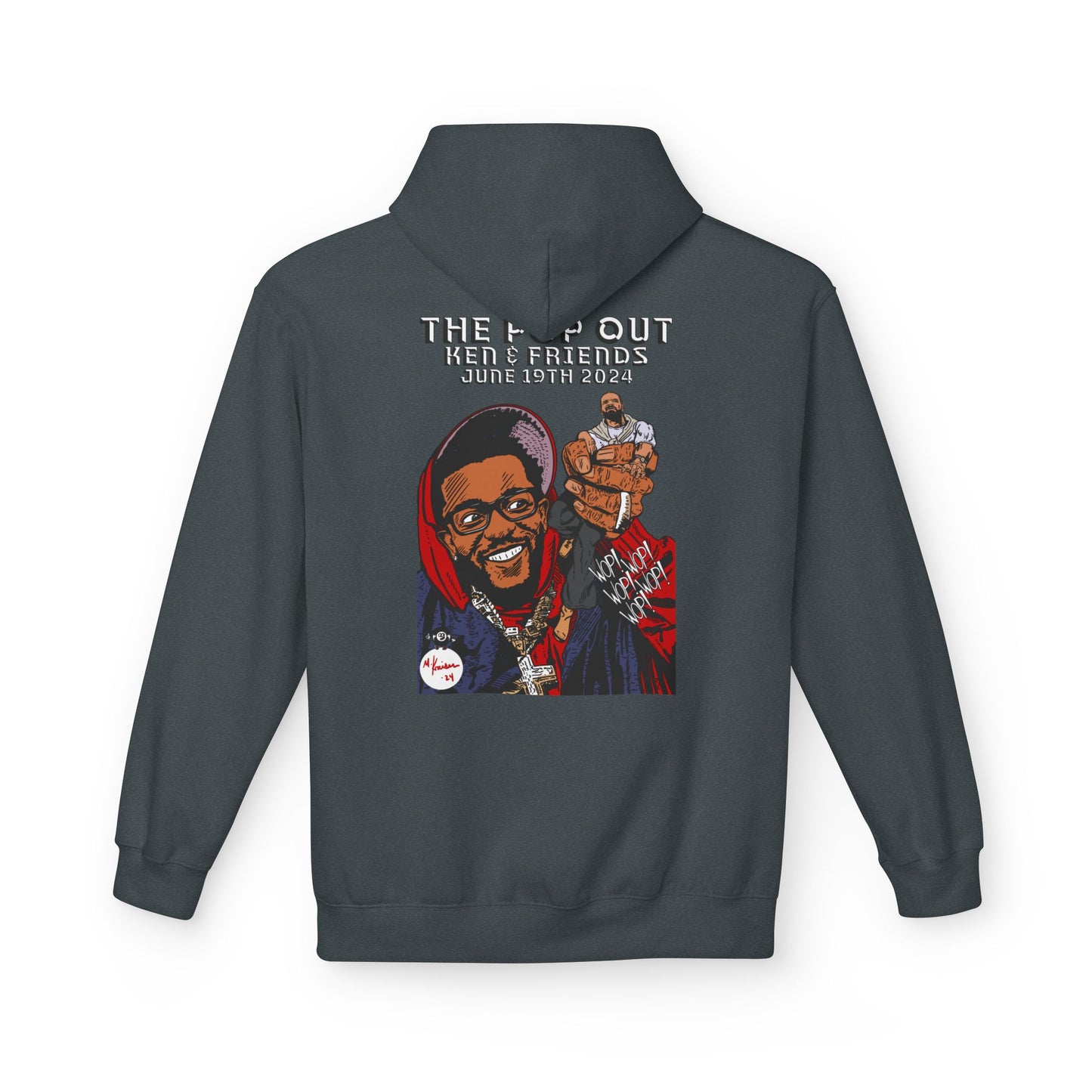 Kendrick Lamar - The Pop Out - Unisex Midweight Softstyle Fleece Hoodie
