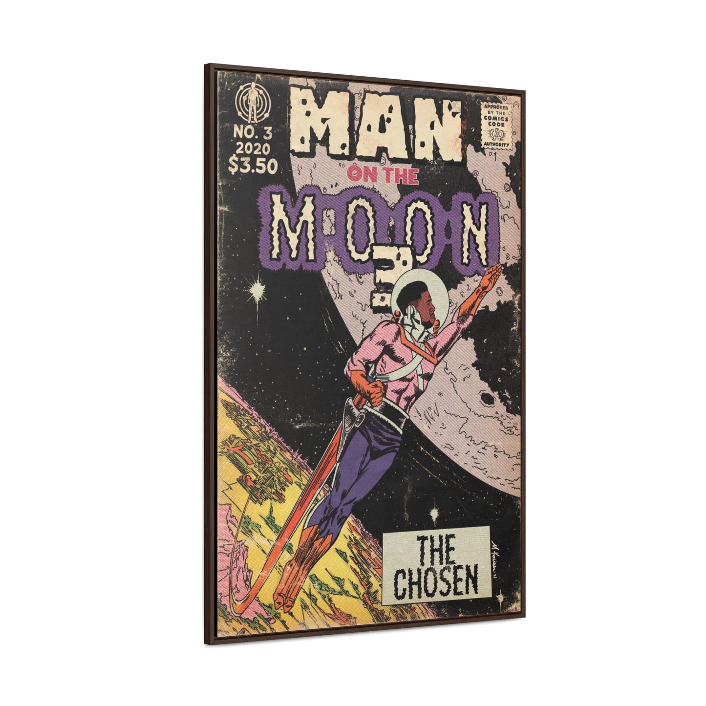 Kid Cudi - Man on the Moon 3 - Gallery Canvas Wraps, Vertical Frame