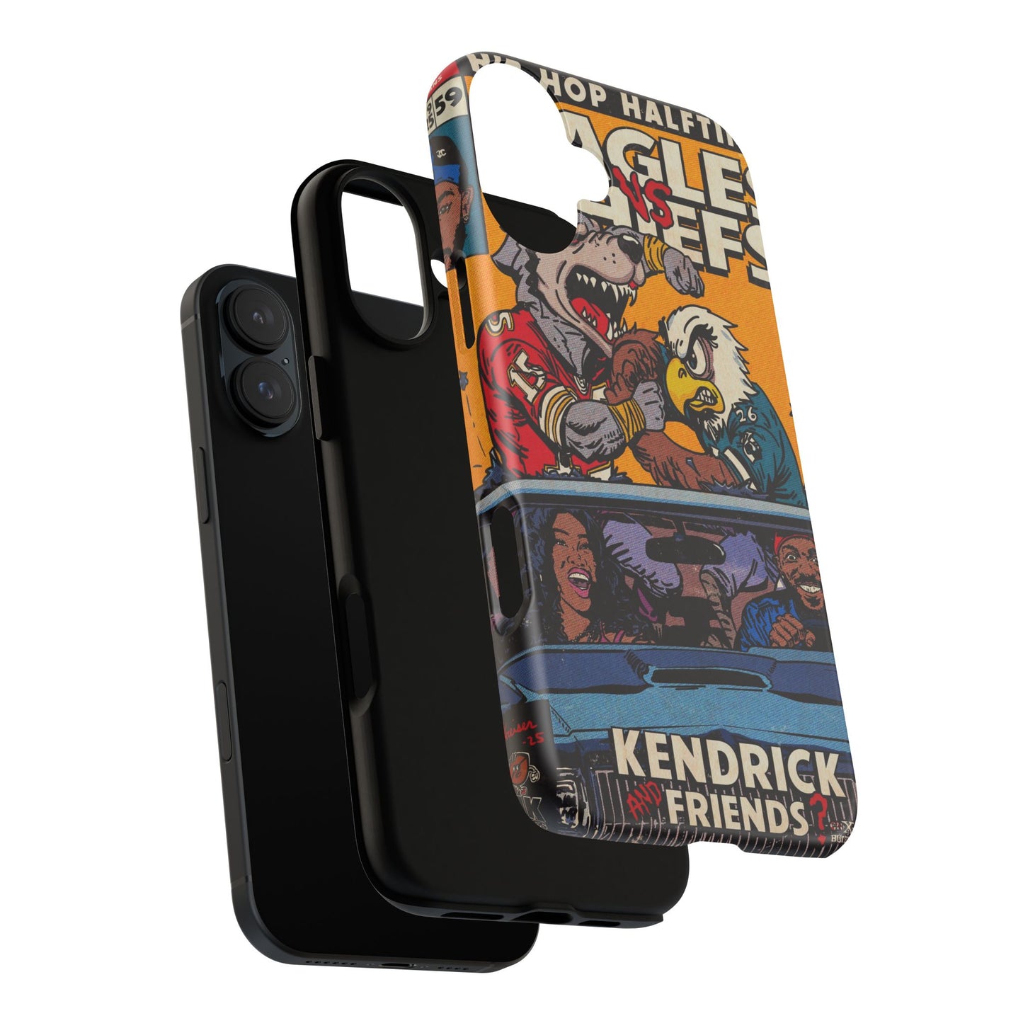 Kendrick & SZA - 2025 Halftime - Eagles vs Chiefs - Tough Phone Cases