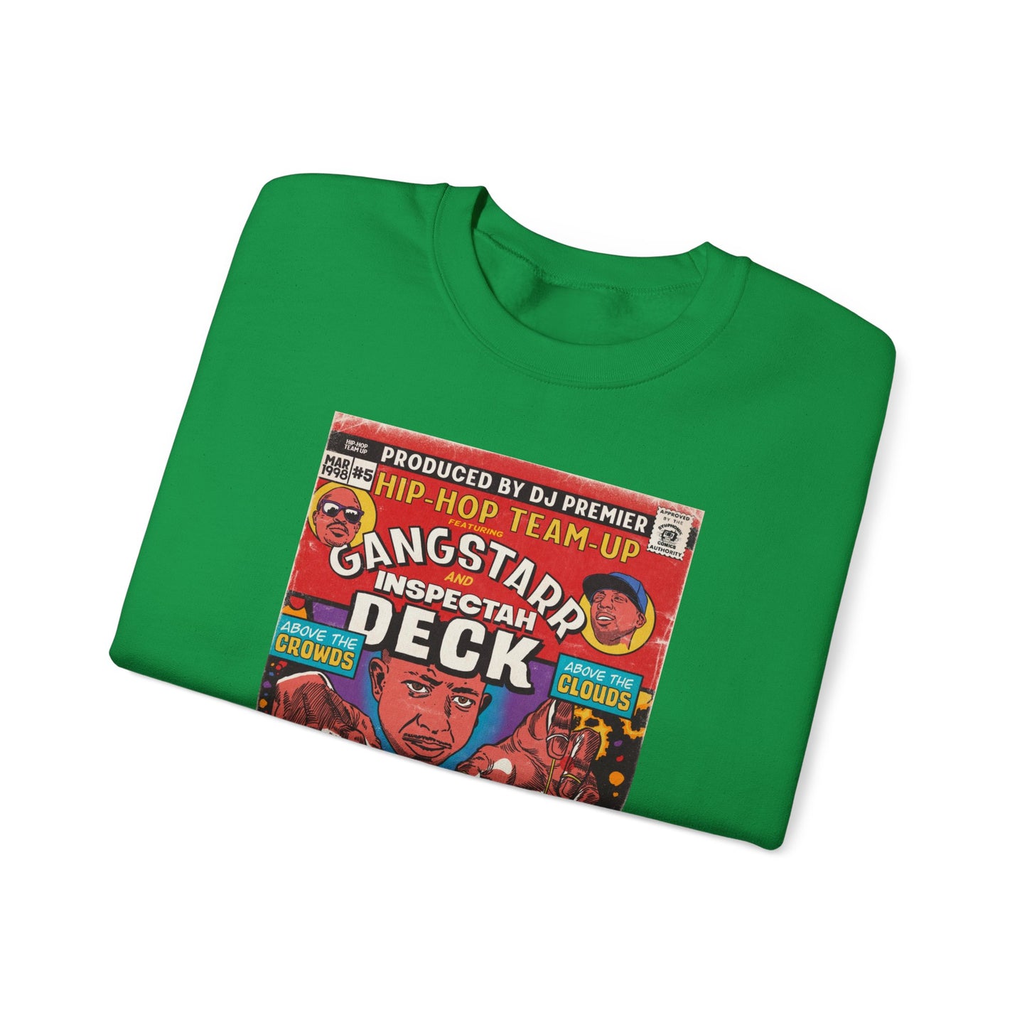 Gang Starr & Inspectah Deck - Above The Clouds - Unisex Heavy Blend™ Crewneck Sweatshirt