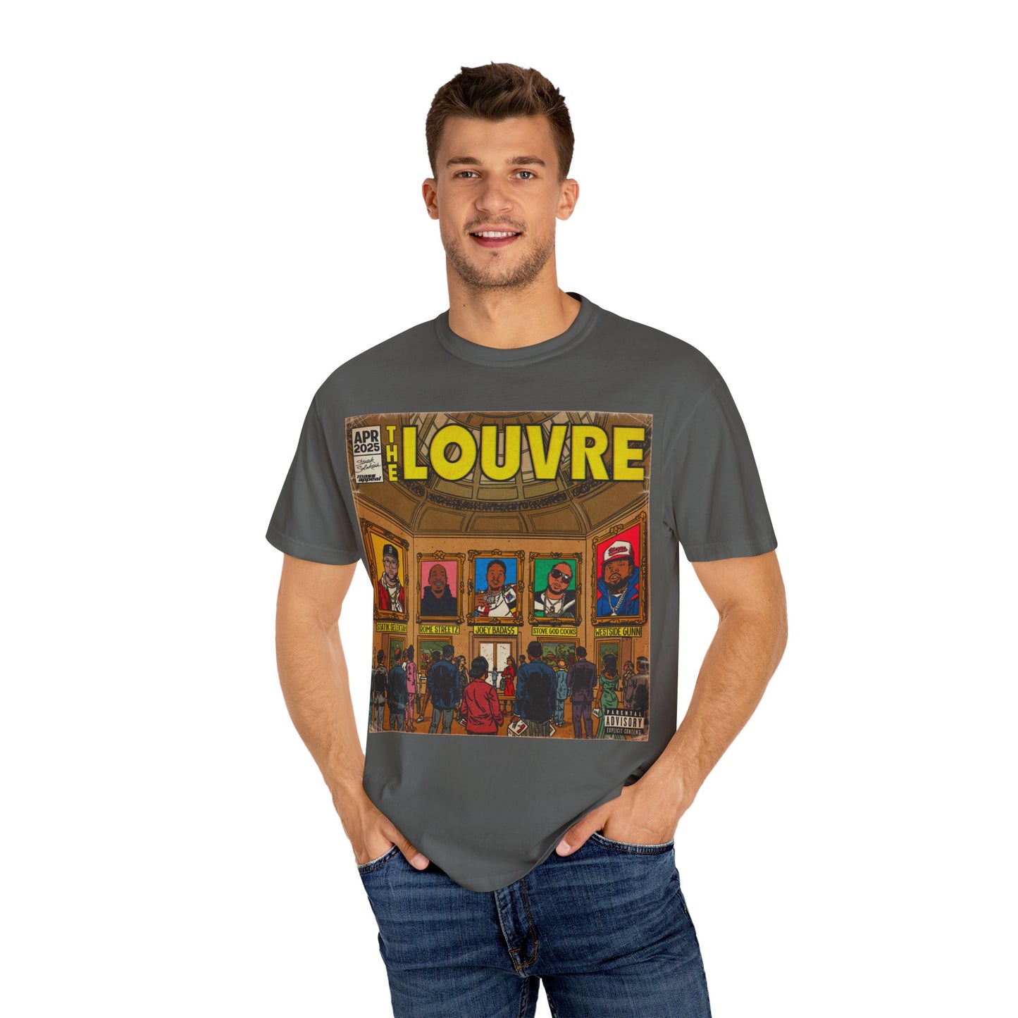 The Louvre - Statik Selektah & MK Collab - Unisex Comfort Colors T-shirt