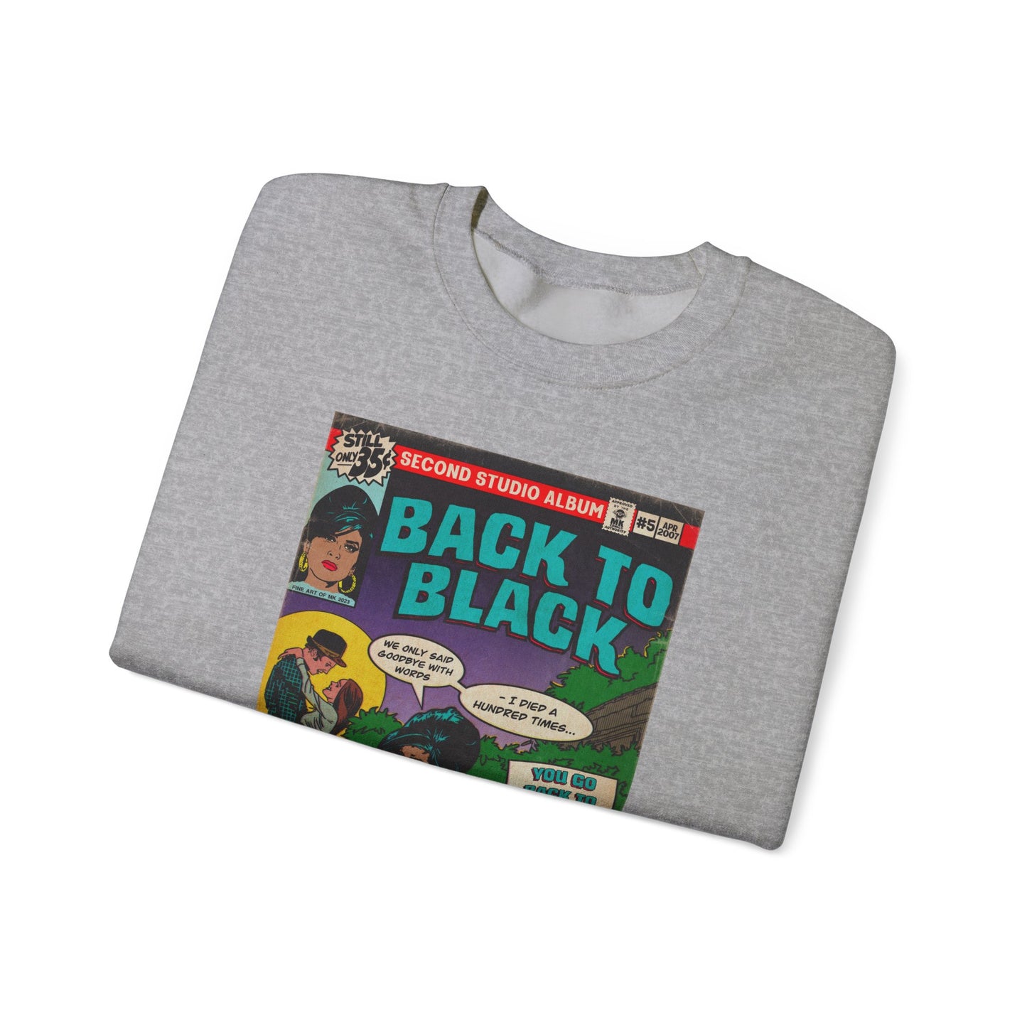 Back to Black - Unisex Heavy Blend™ Crewneck Sweatshirt