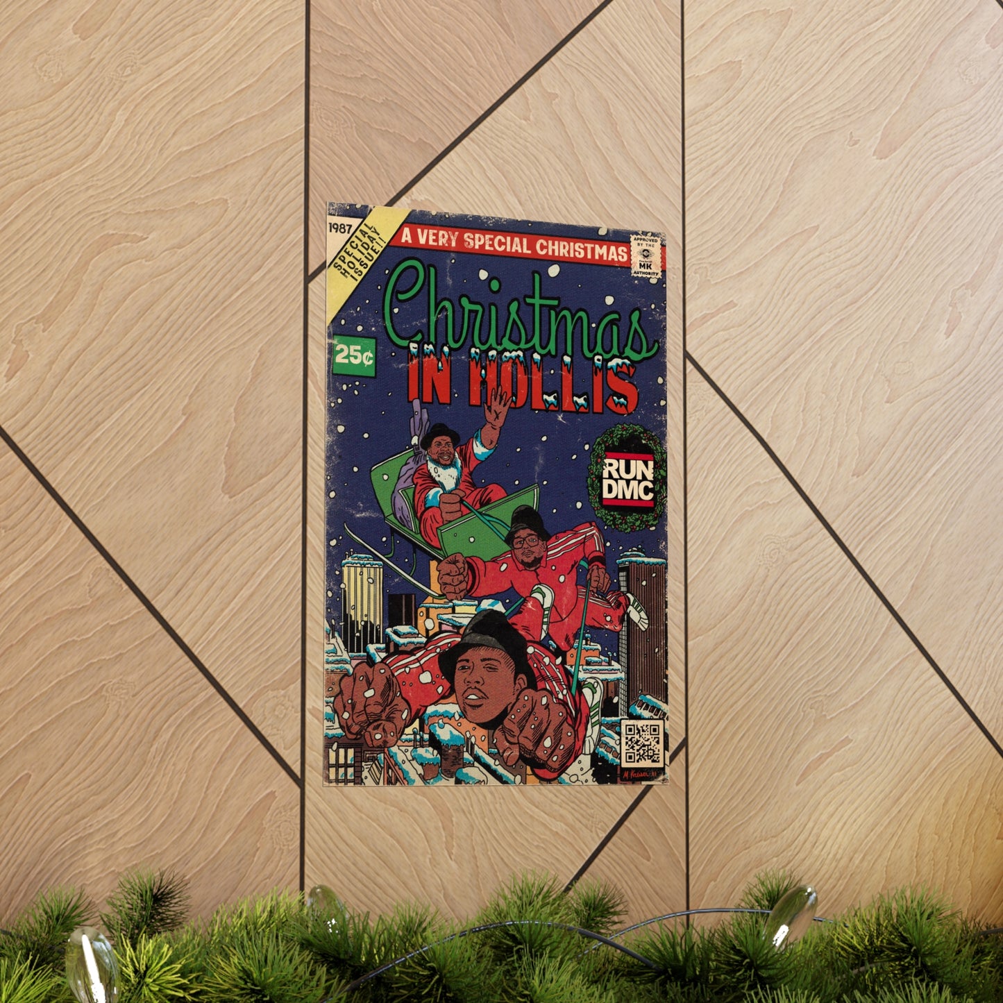 RUN DMC - Christmas In Hollis- Vertical Matte Poster