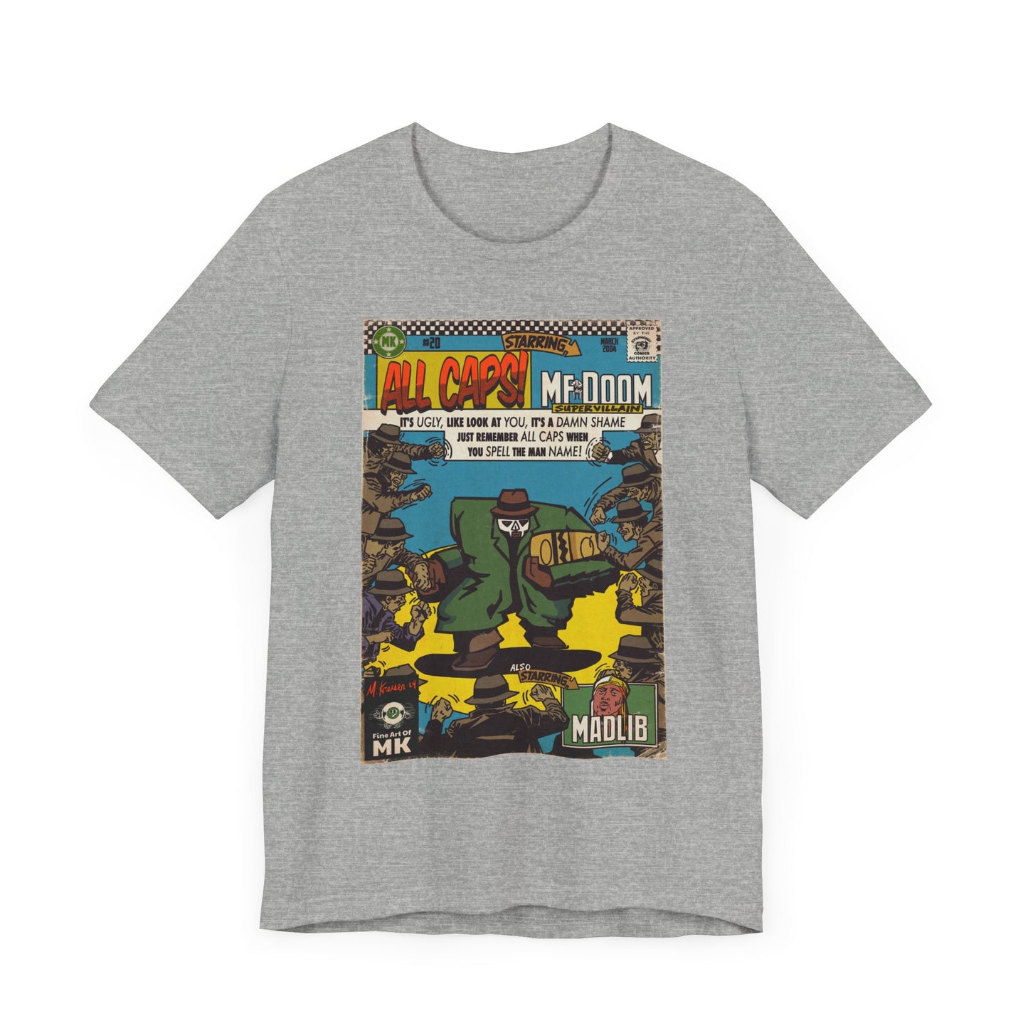 DOOM - All Caps - Unisex Jersey Short Sleeve Tee