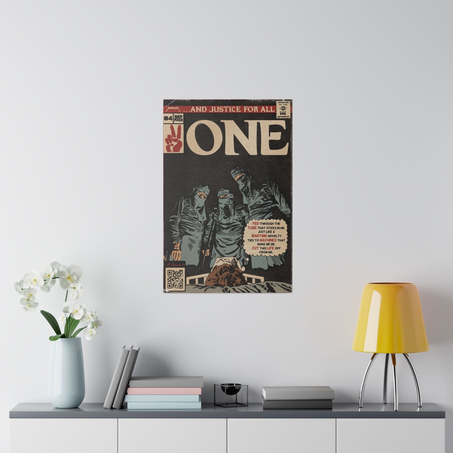 Metallica- One - Matte Canvas, Stretched, 0.75"