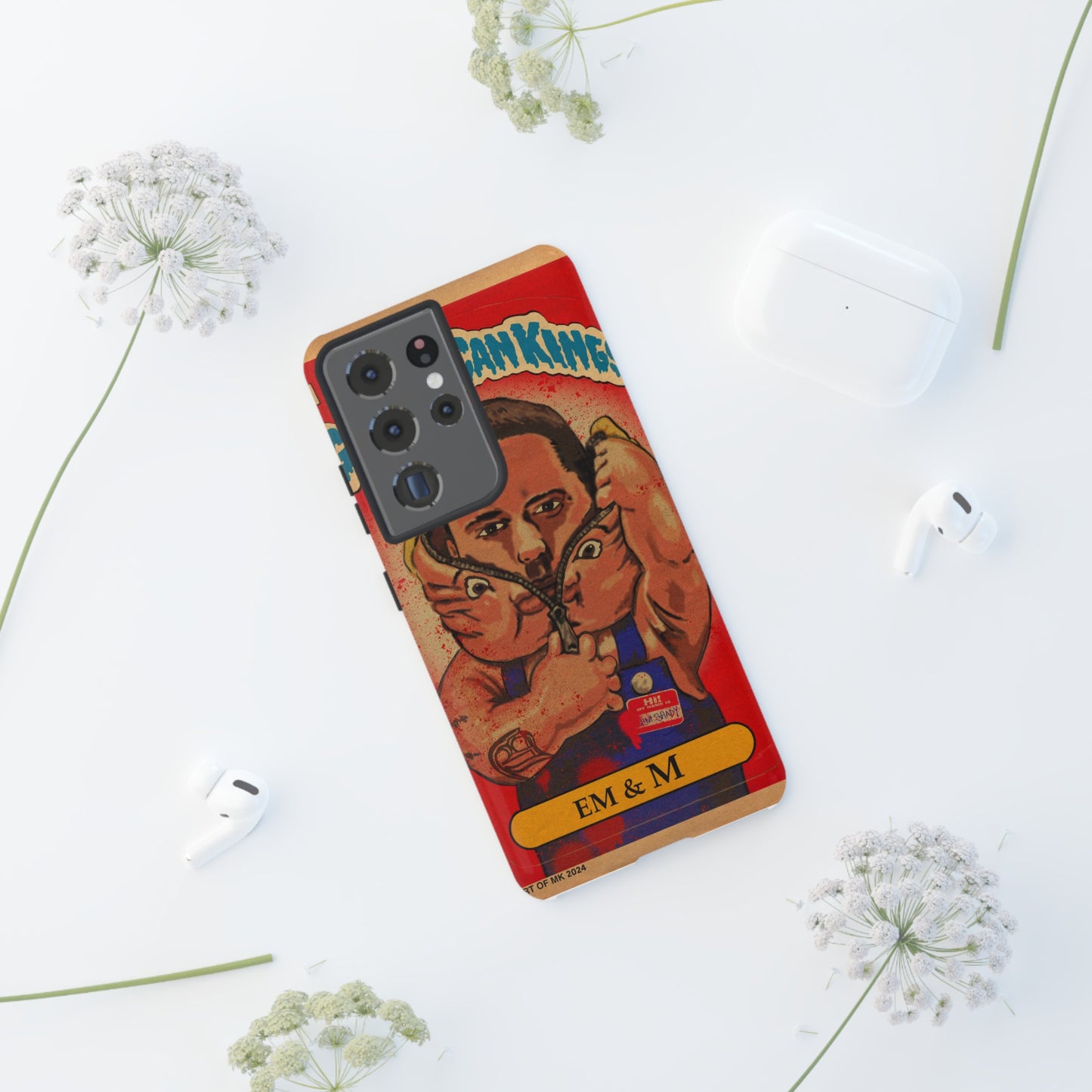 Em & M - Garbage Can Kings - Eminem - Tough Phone Cases