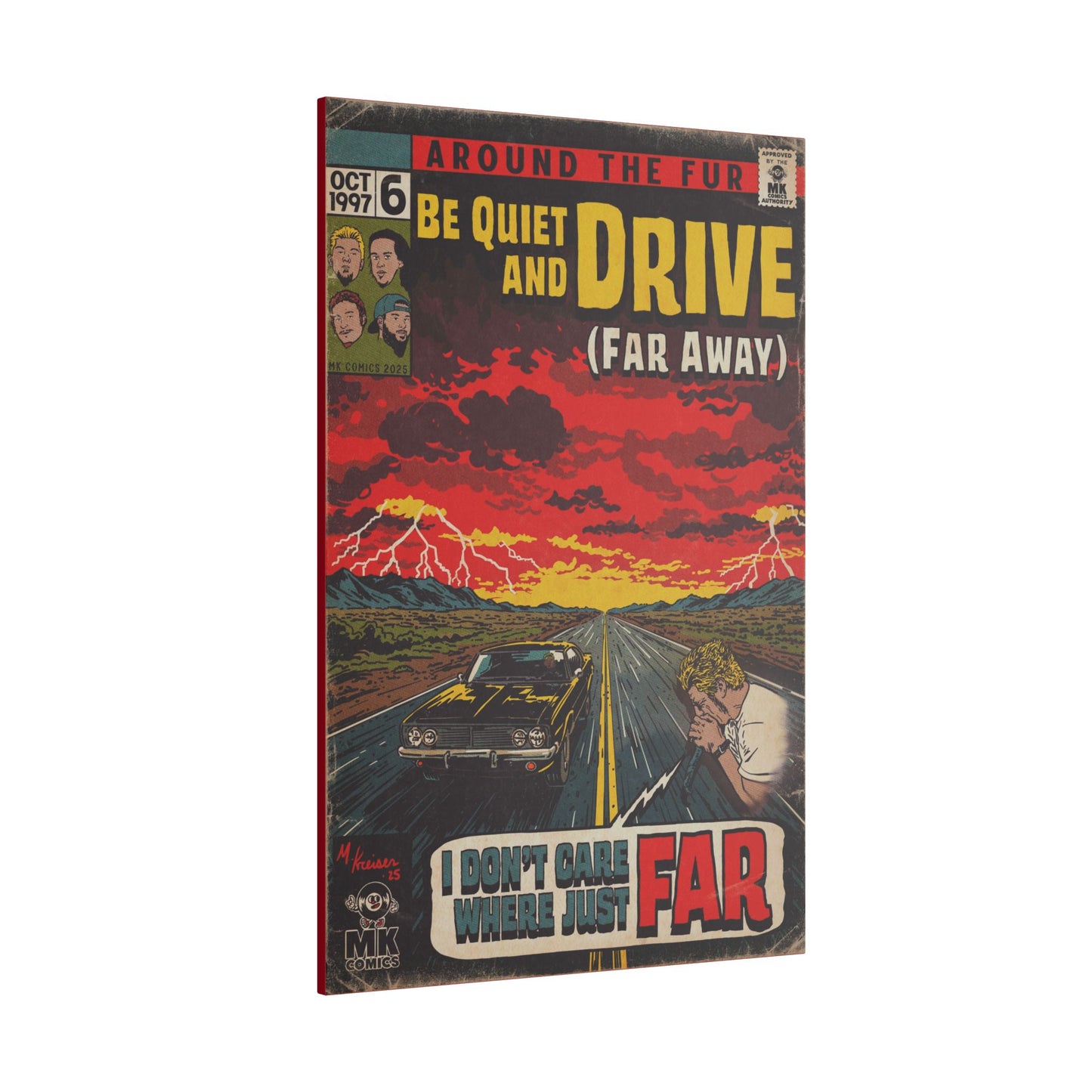 Be Quiet and Drive - Matte Canvas, Stretched, 0.75" (Multi-Size)