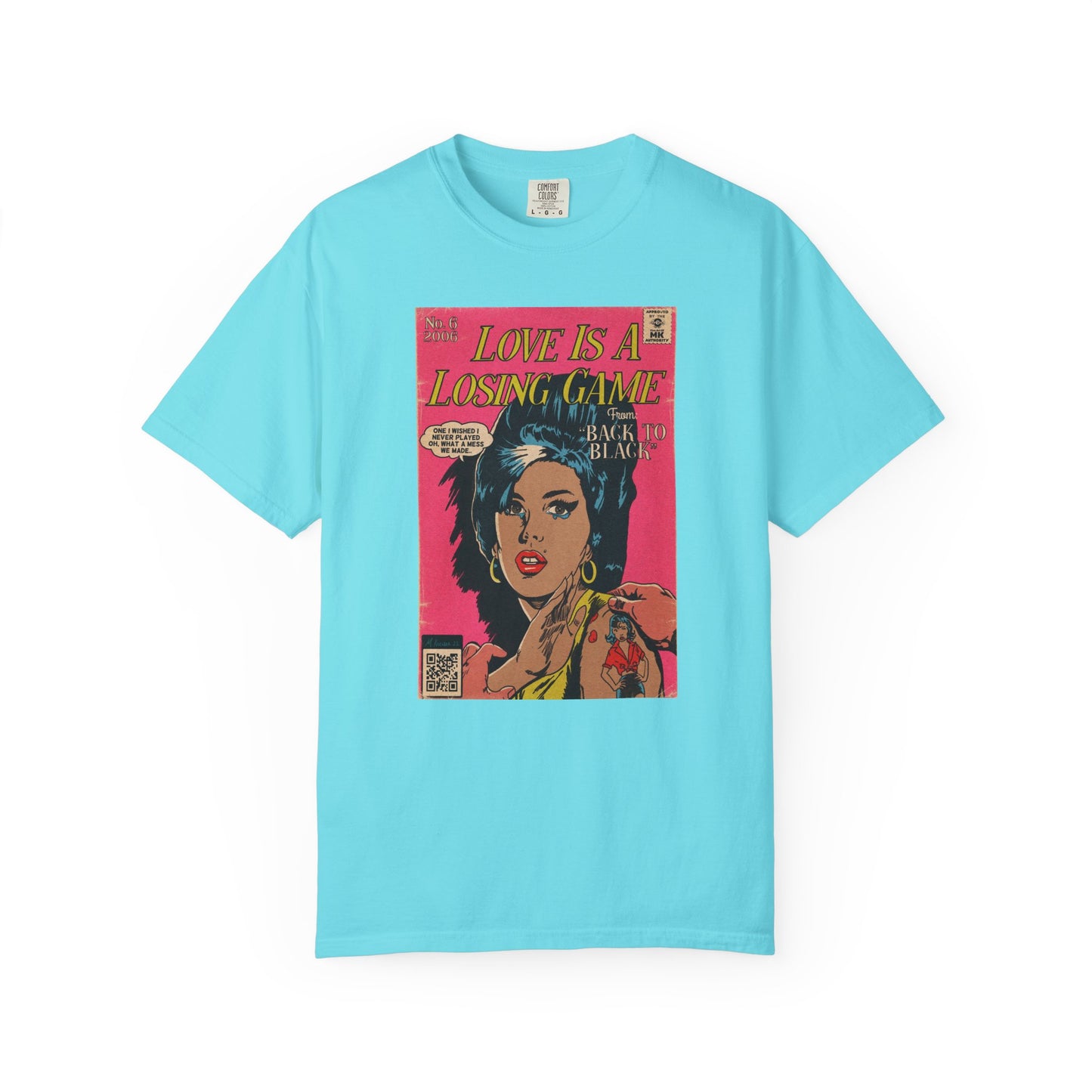 Amy Winehouse - Love is a Losing Game - Unisex Comfort Colors T-shirt