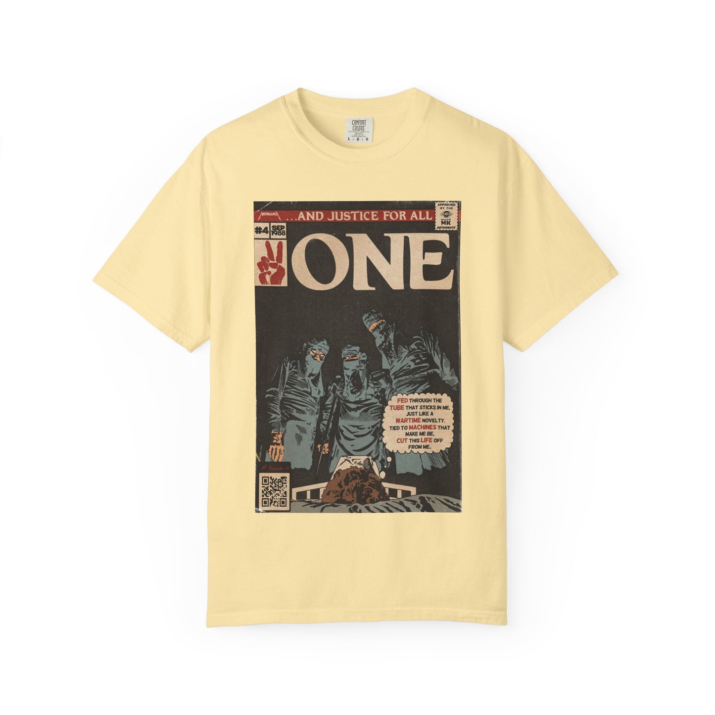 Metallica - One - Unisex Comfort Colors T-shirt