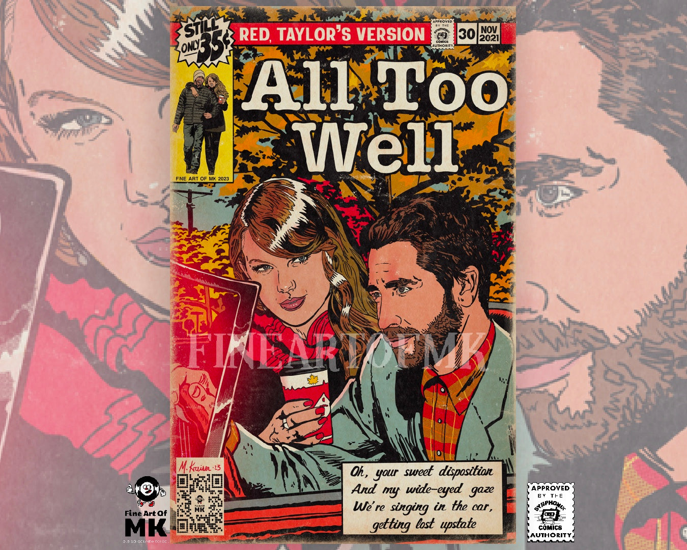 Taylor Swift - All Too Well - Matte Vertical Posters