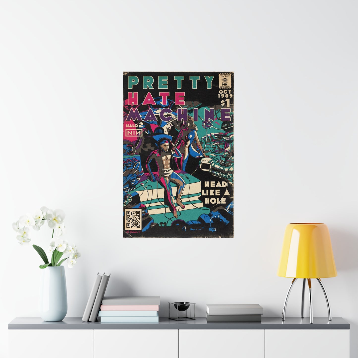 Pretty Hate Machine - Vertical Matte Poster