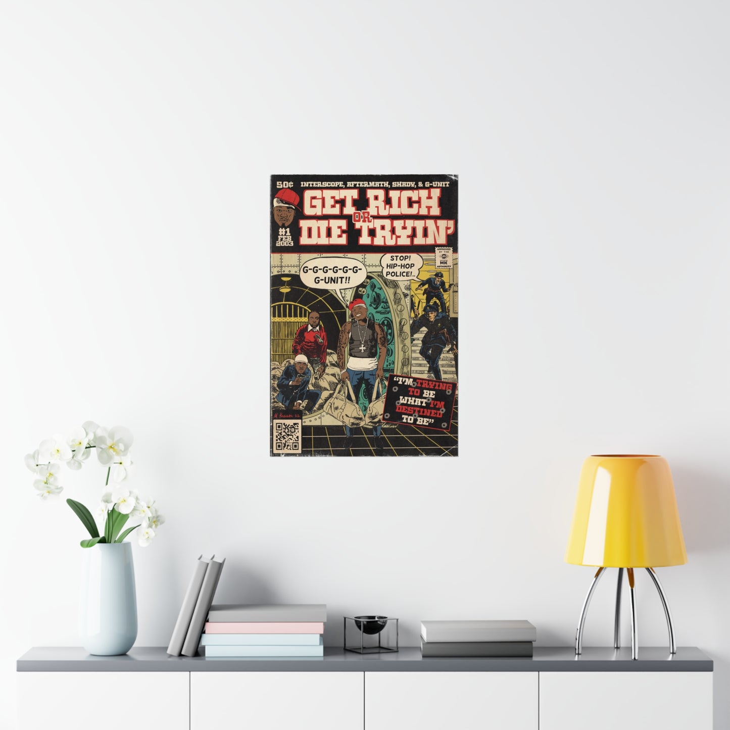 Get Rich Or Die Tryin’ - G-Unit - Vertical Matte Poster