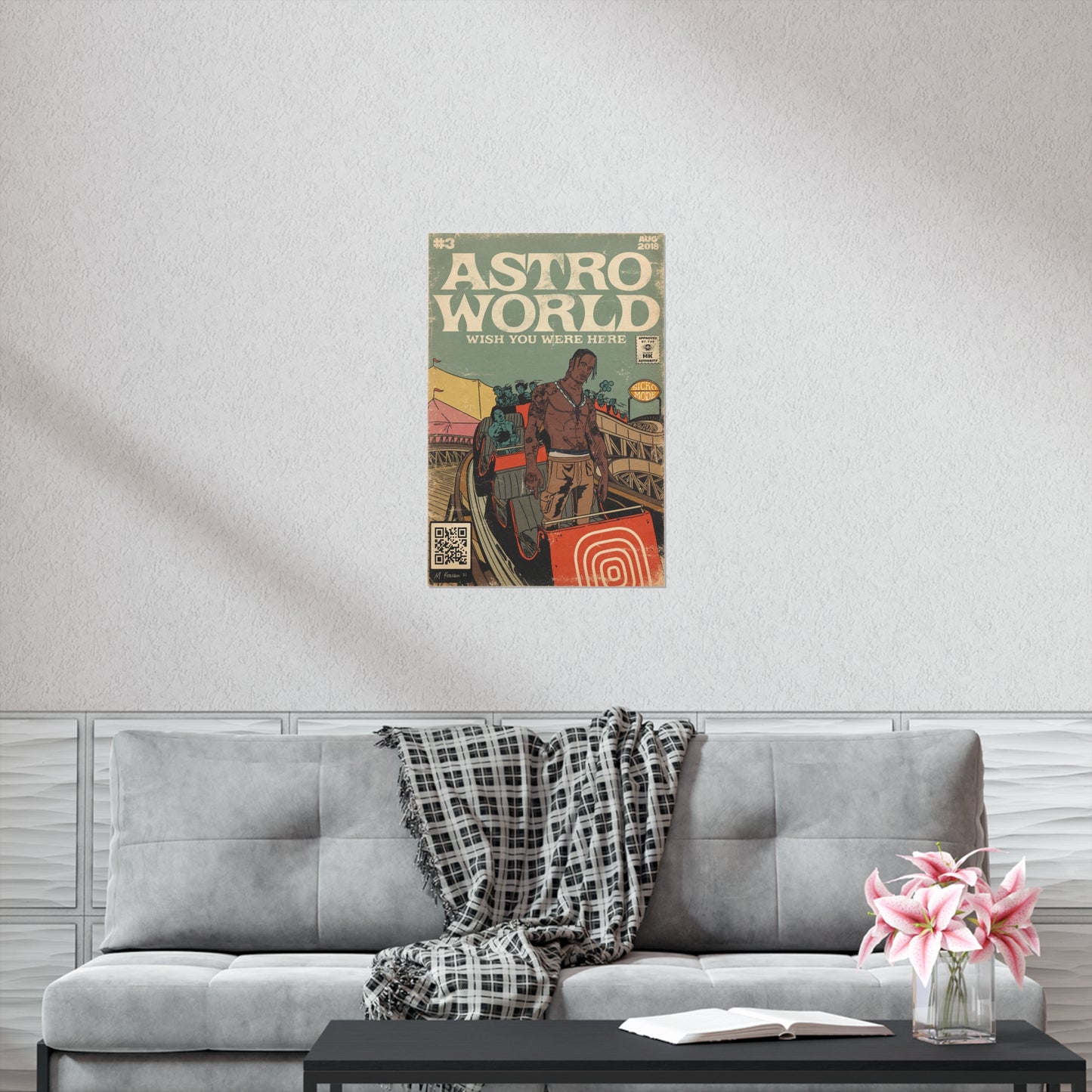 Travis Scott - Astroworld- Vertical Matte Poster