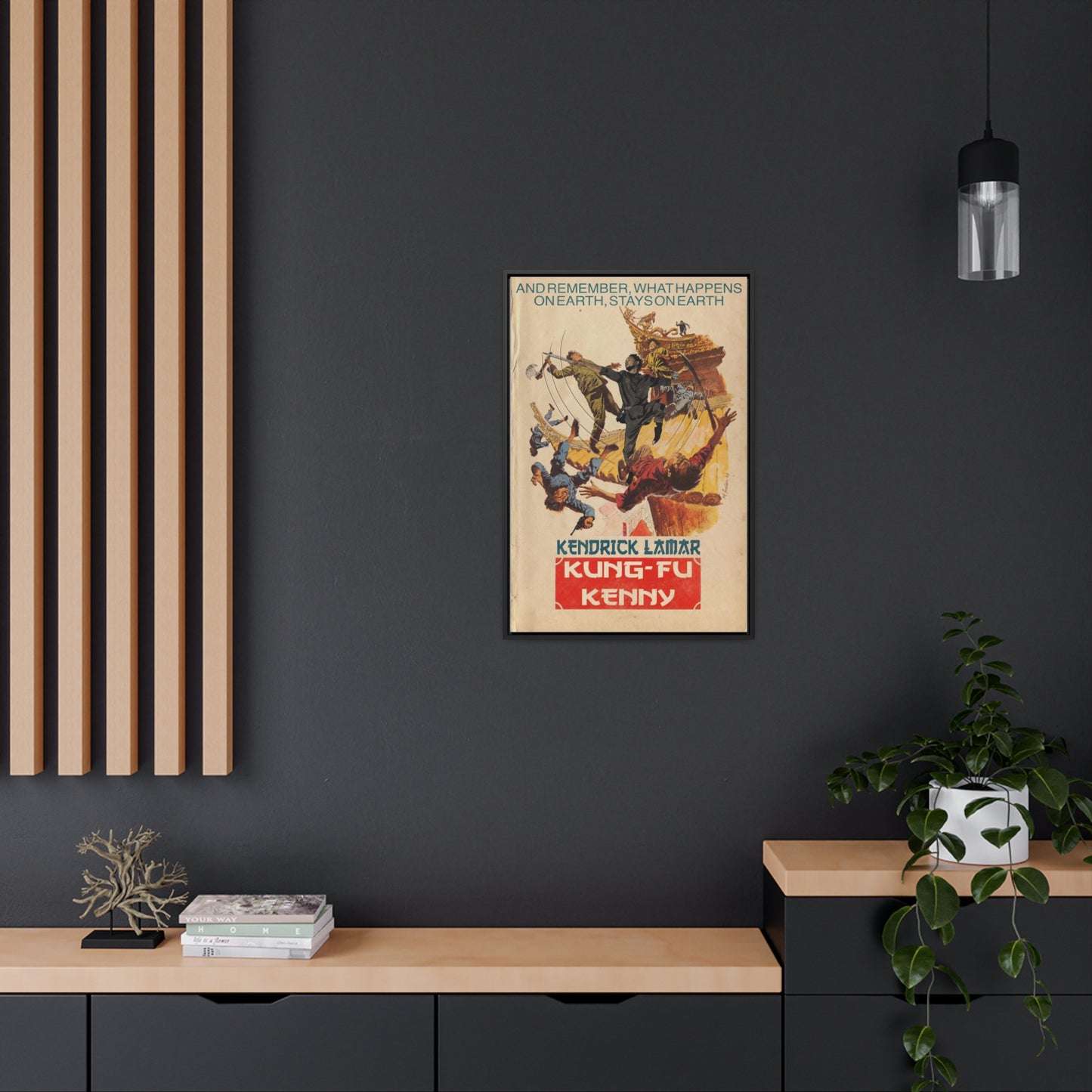 Kendrick Lamar - Kung Fu Kenny - Gallery Canvas Wraps, Vertical Frame