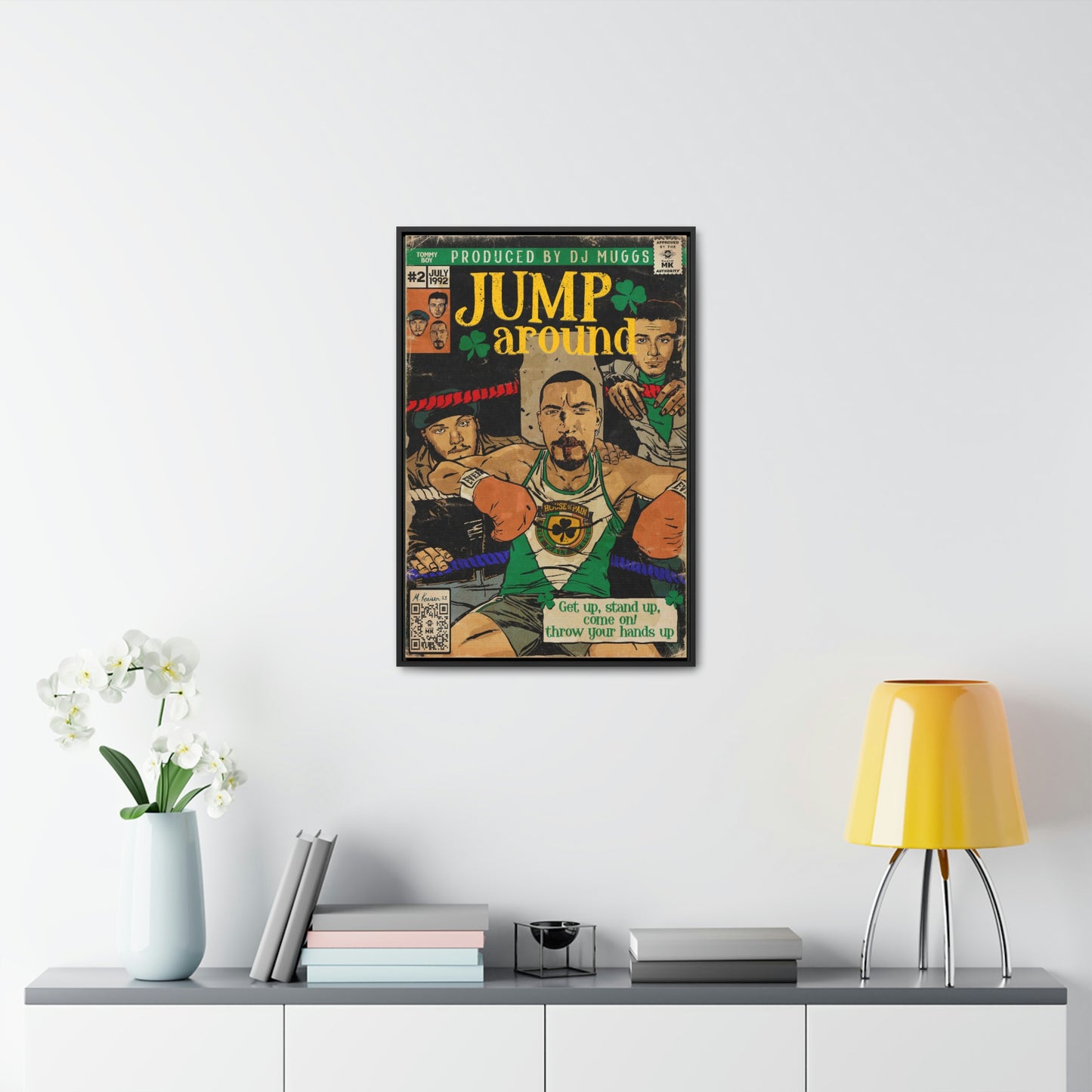 House of Pain - Jump Around - Gallery Canvas Wraps, Vertical Frame