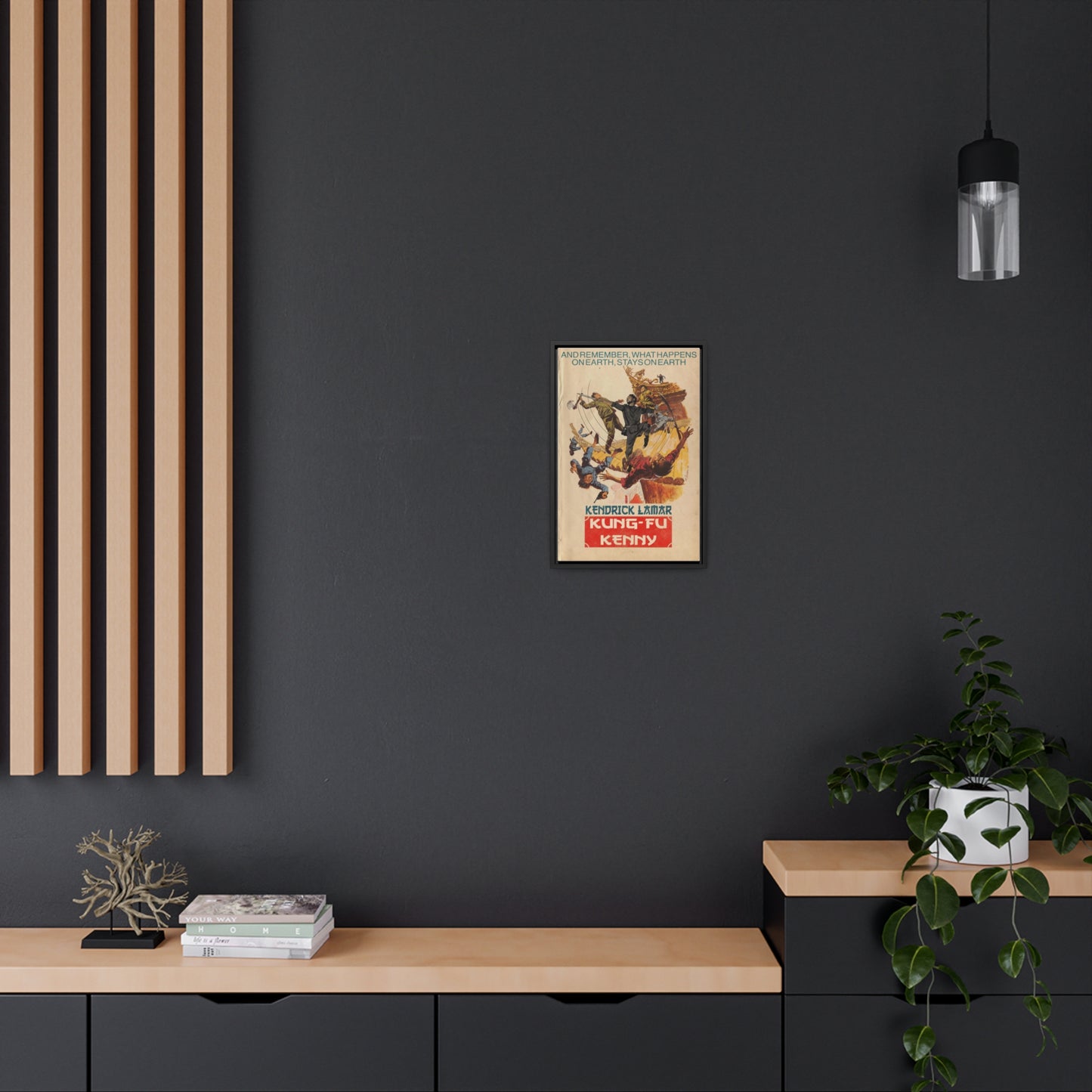 Kendrick Lamar - Kung Fu Kenny - Gallery Canvas Wraps, Vertical Frame