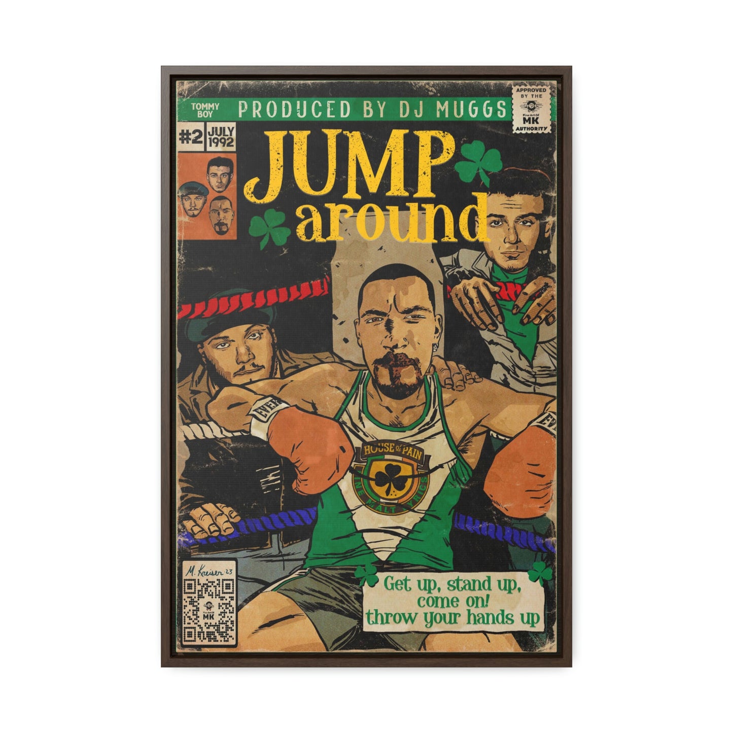 House of Pain - Jump Around - Gallery Canvas Wraps, Vertical Frame