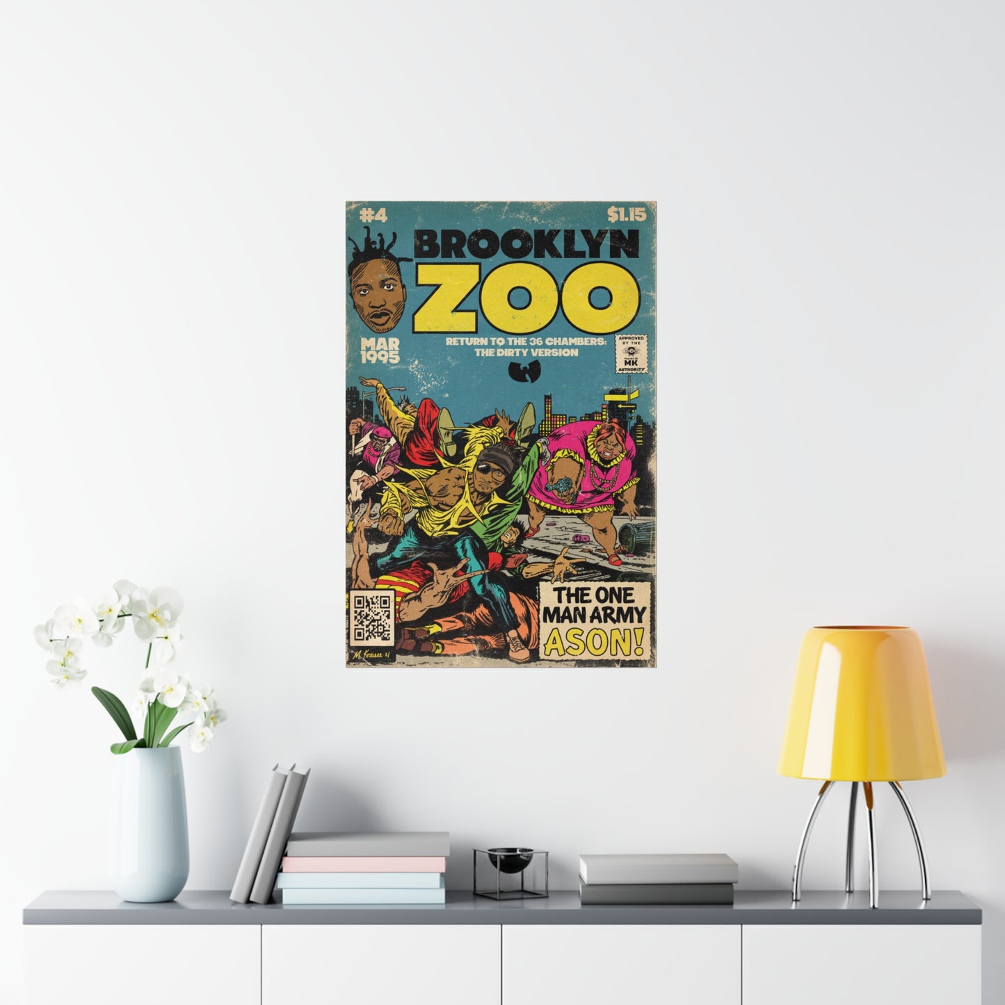 Ol’ Dirty Bastard - Brooklyn Zoo - ODB - Vertical Matte Poster