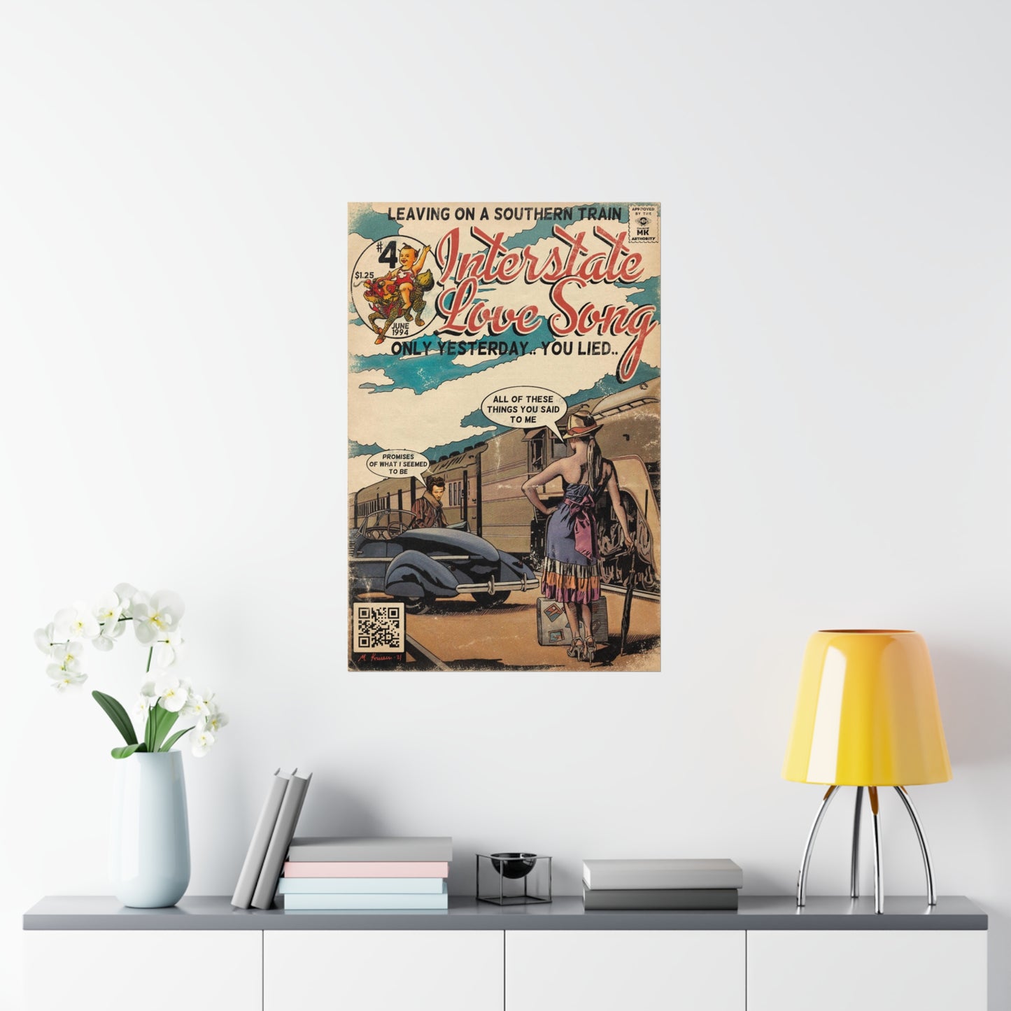 Interstate Love Song - Vertical Matte Poster