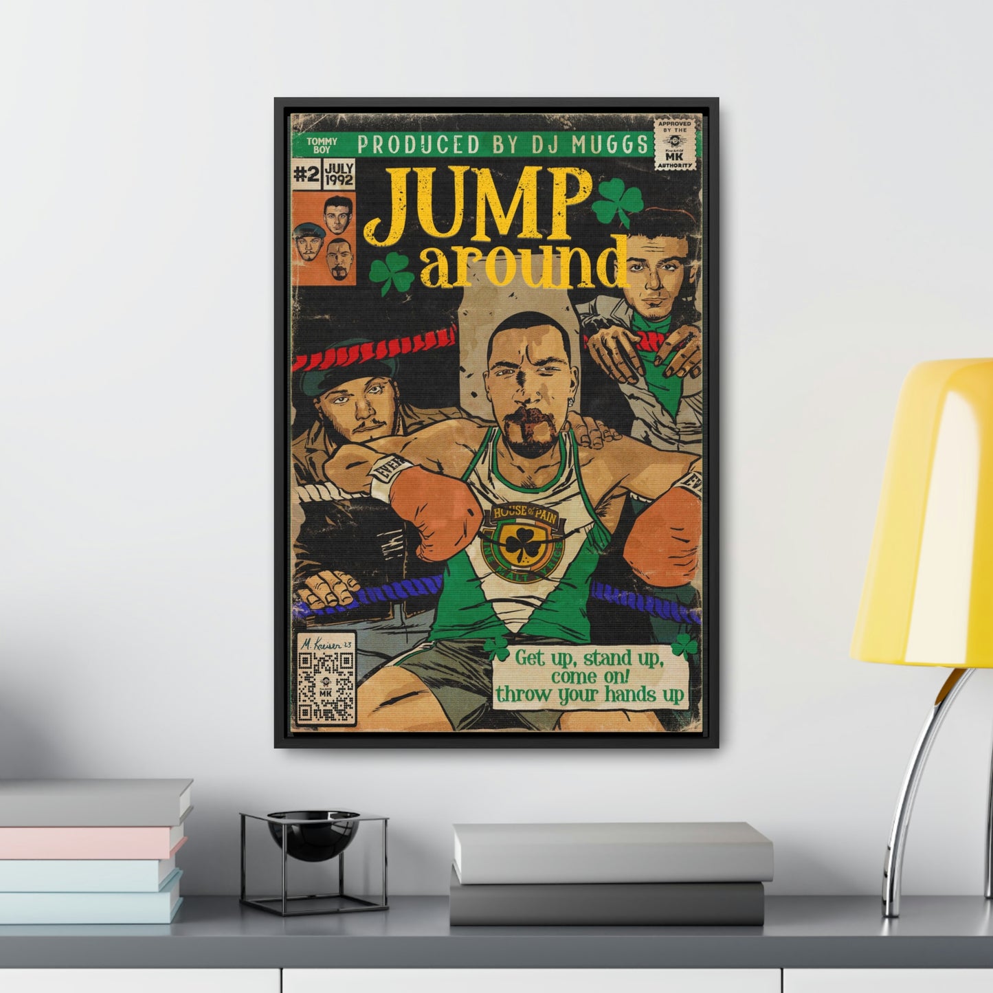 House of Pain - Jump Around - Gallery Canvas Wraps, Vertical Frame