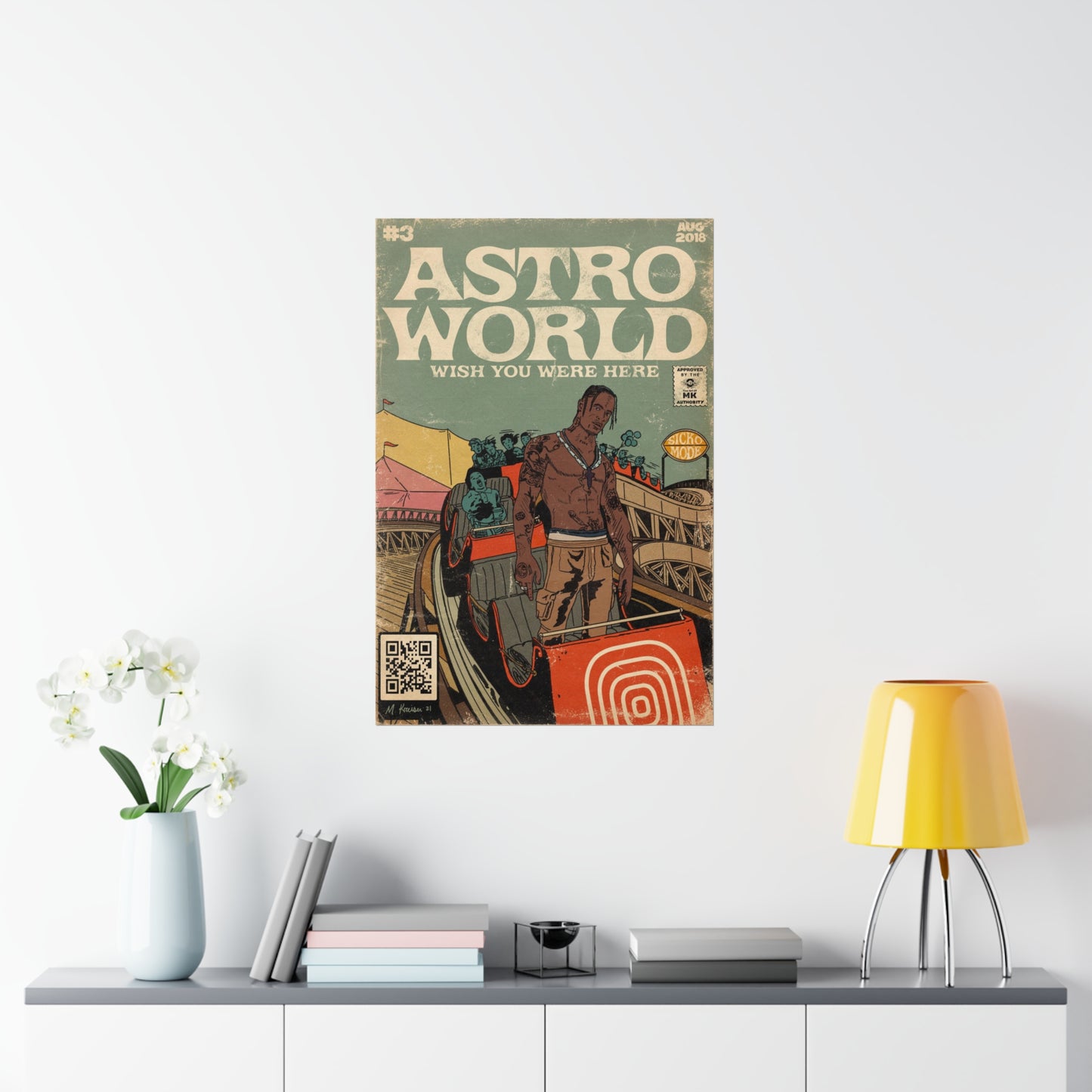 Travis Scott - Astroworld- Vertical Matte Poster