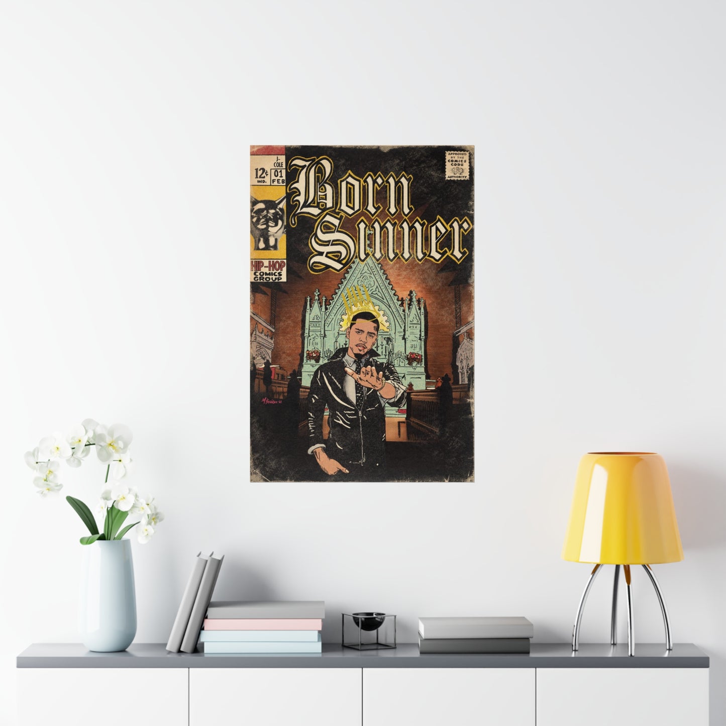 Born Sinner - Vertical Matte Poster