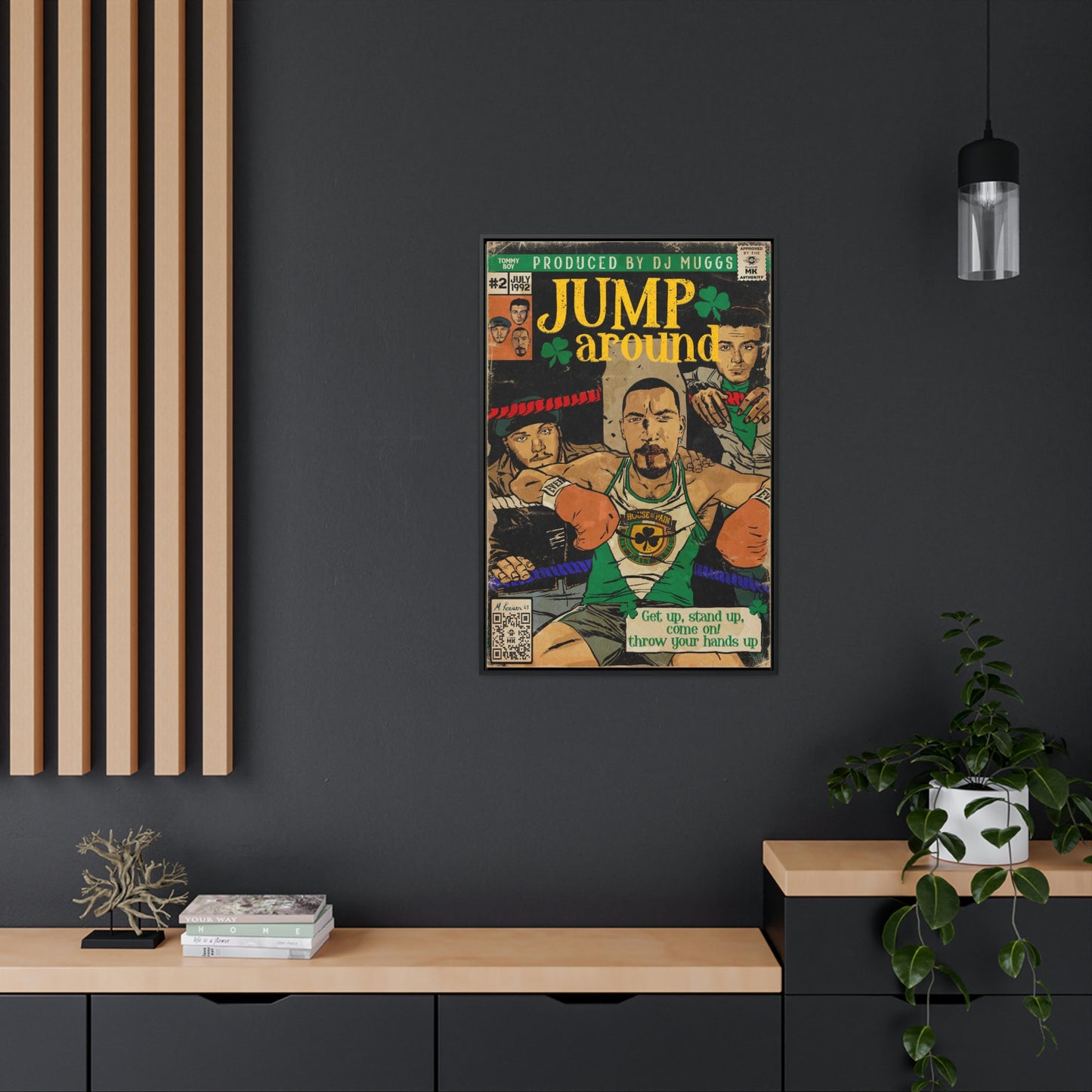 House of Pain - Jump Around - Gallery Canvas Wraps, Vertical Frame