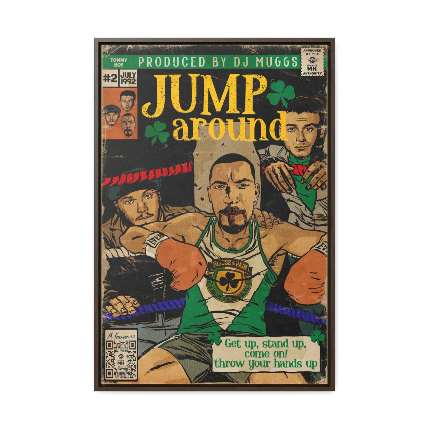 House of Pain - Jump Around - Gallery Canvas Wraps, Vertical Frame