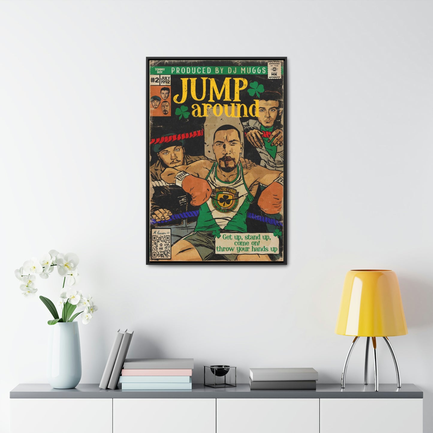 House of Pain - Jump Around - Gallery Canvas Wraps, Vertical Frame