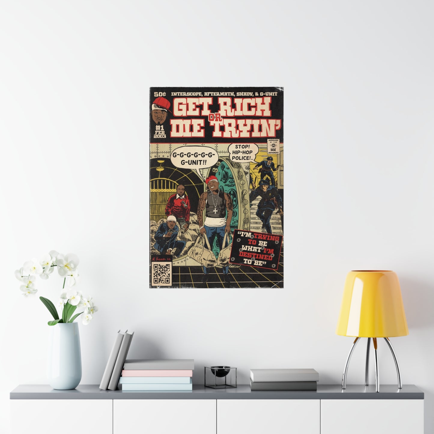 Get Rich Or Die Tryin’ - G-Unit - Vertical Matte Poster
