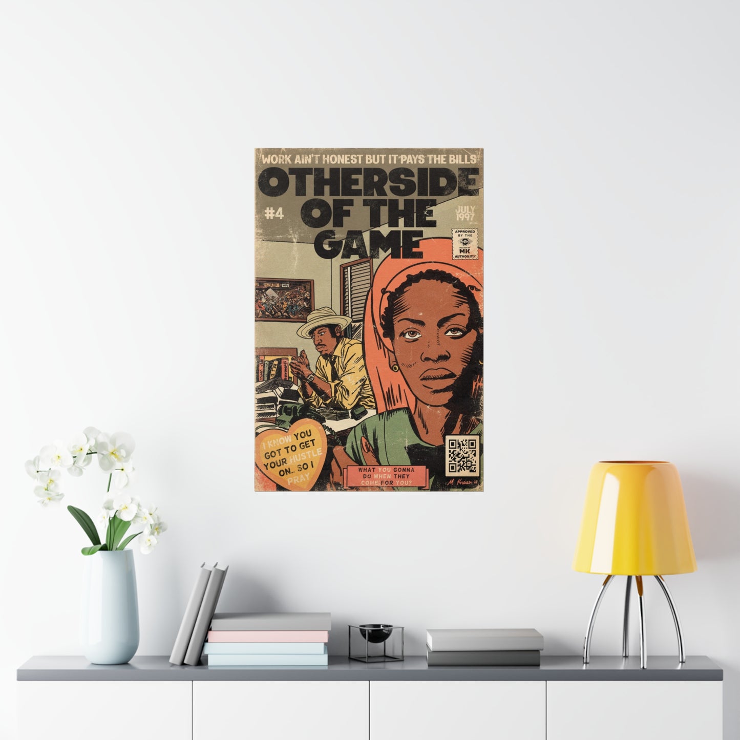 Otherside Of The Game - Andre 3000 - Vertical Matte Poster
