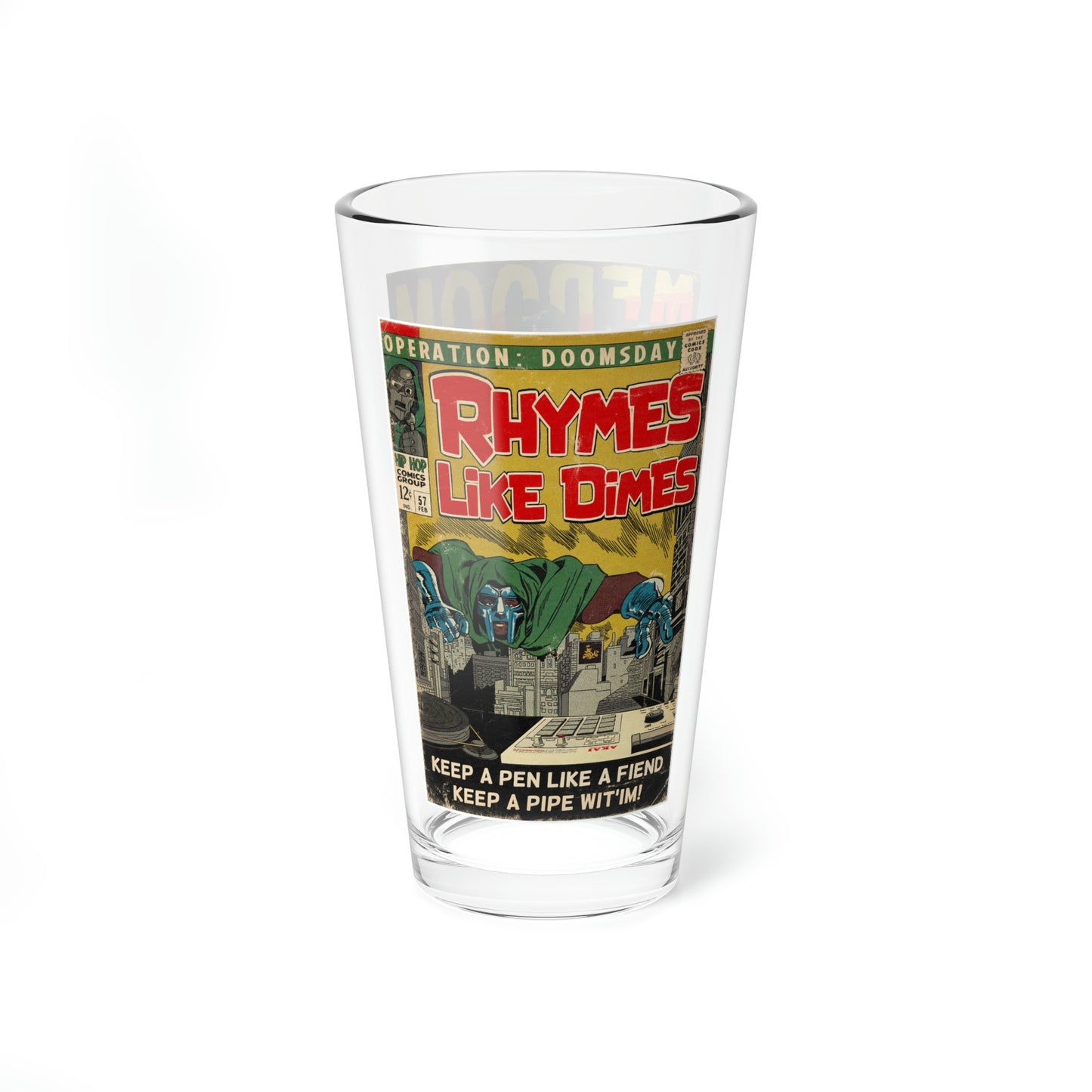 MF DOOM combo 1 - Mixing Glass, 16oz