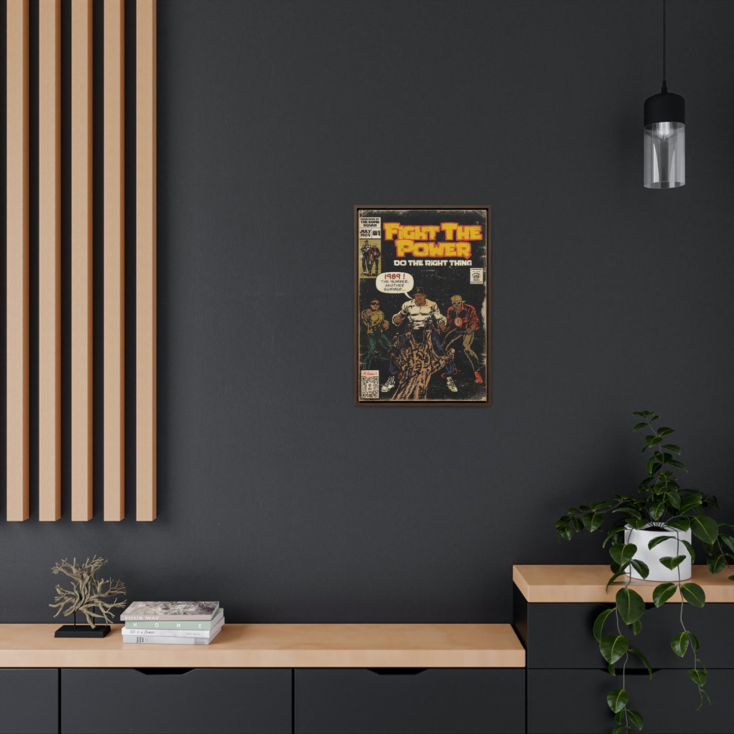 Public Enemy - Fight The Power - Gallery Canvas Wraps, Vertical Frame